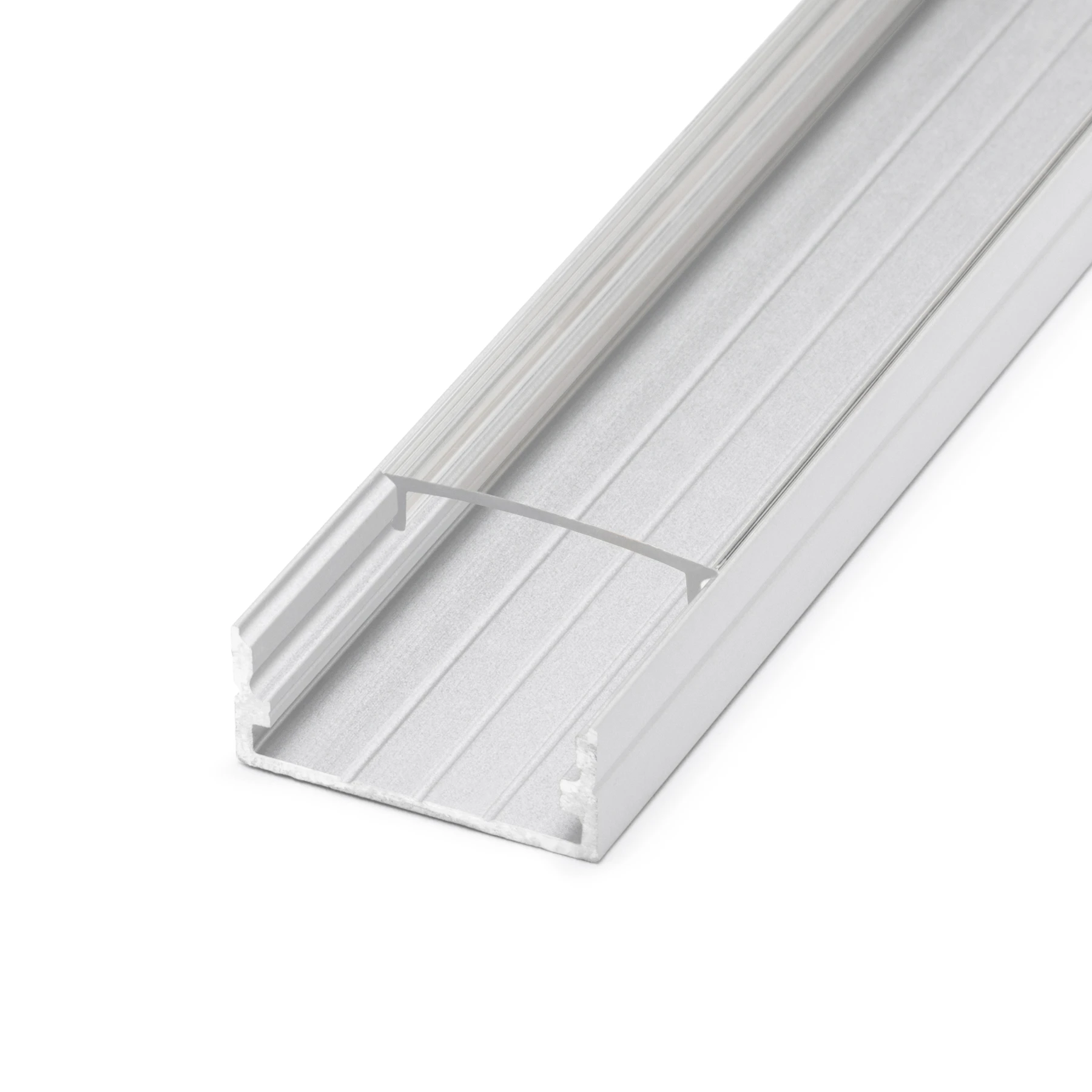 transparente Abdeckung für LED Aufputzprofil - ideal, CC-42 - 100cm Länge