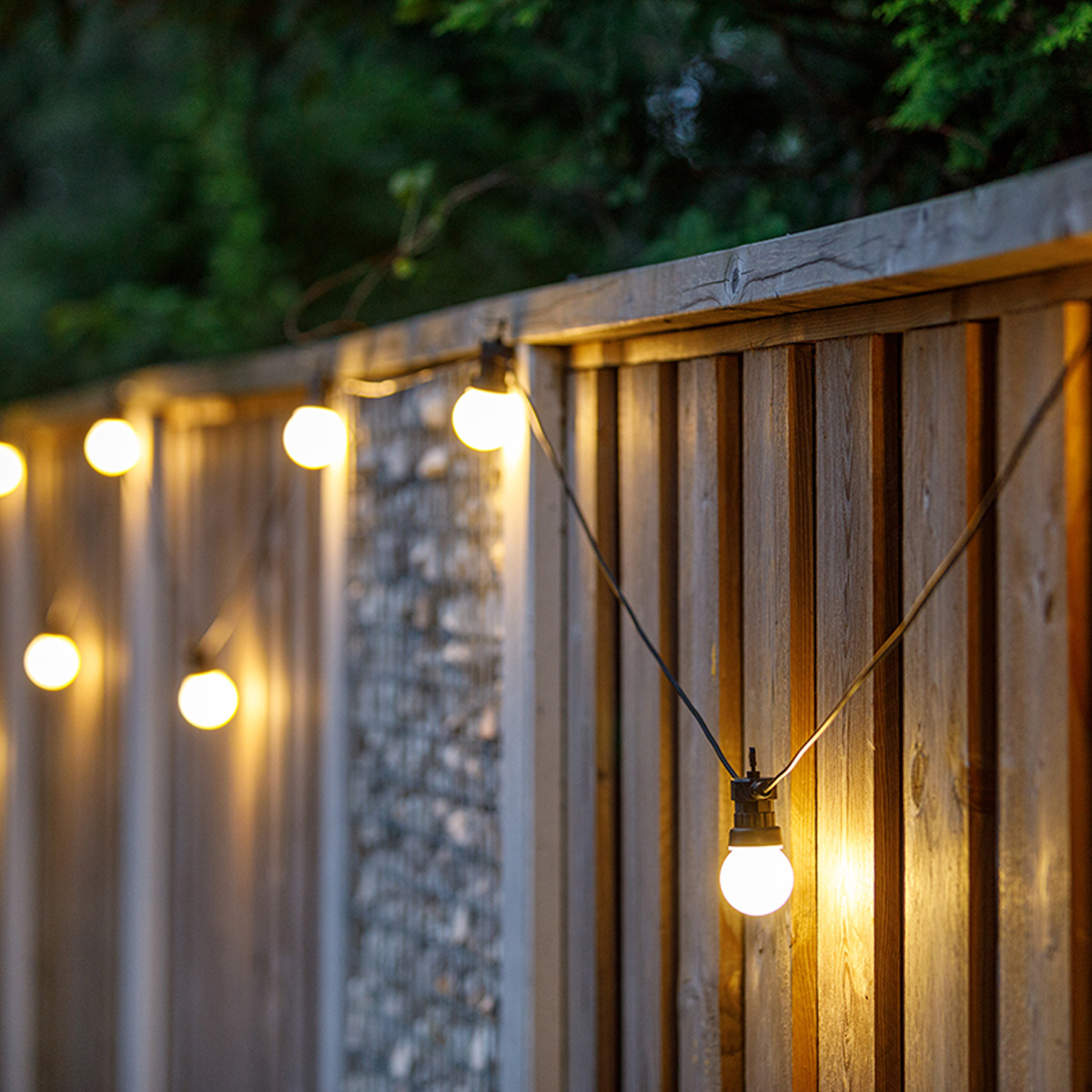 12V Lichterkette - 8W Lichtfarbe: warmweiß - IP44