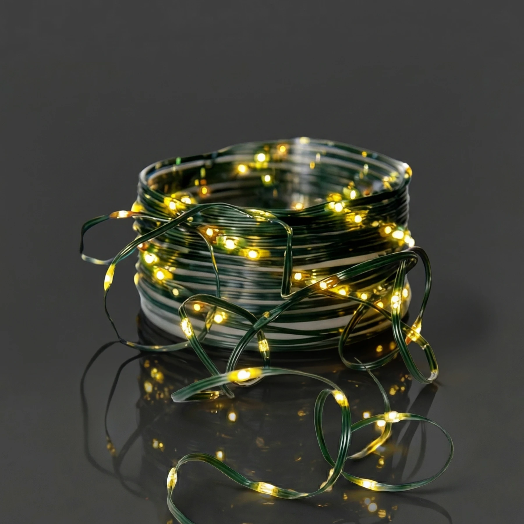 Dew Drop Micro - Lichterkette für außen - 36 m - 480 LEDs - Netzbetrieb - Warmweiß