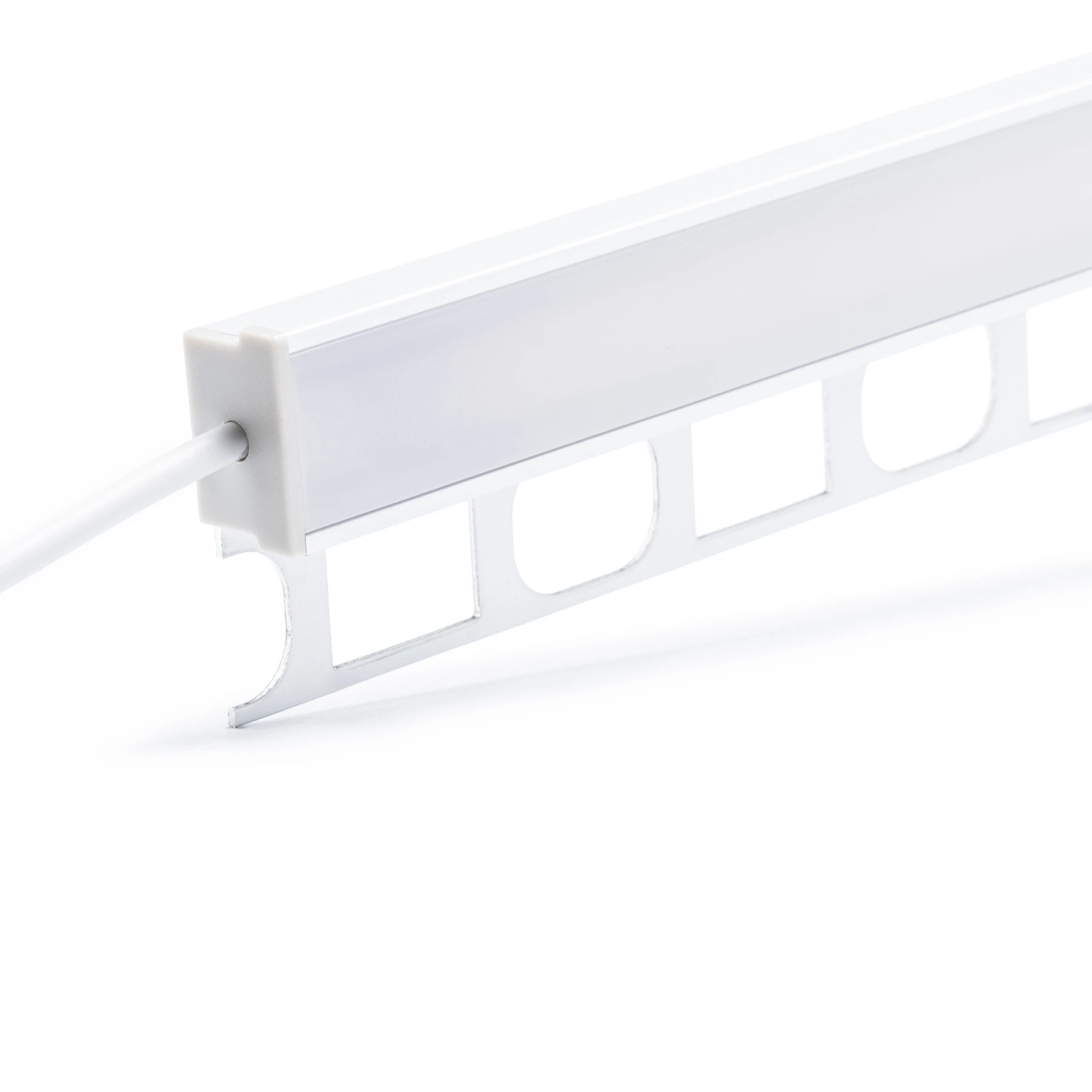 24V wasserfeste Fliesen LED Leiste - COB - Warmweiß - diffuse Abdeckung - IP65