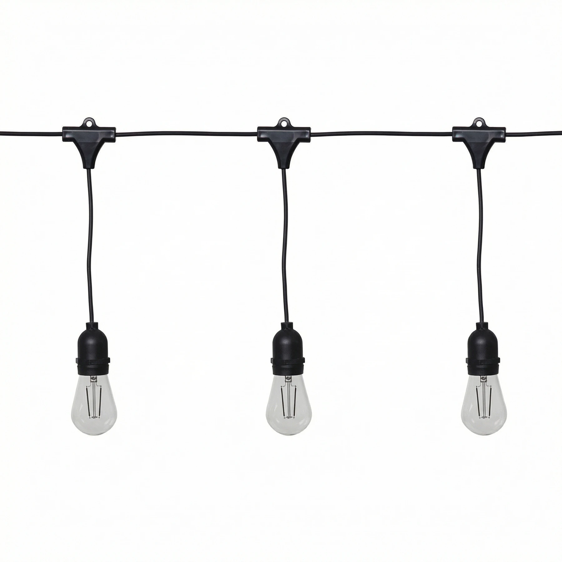 String Light - Lichterkette für außen - 3,6 m - 10 LEDs - Netzbetrieb - Warmweiß
