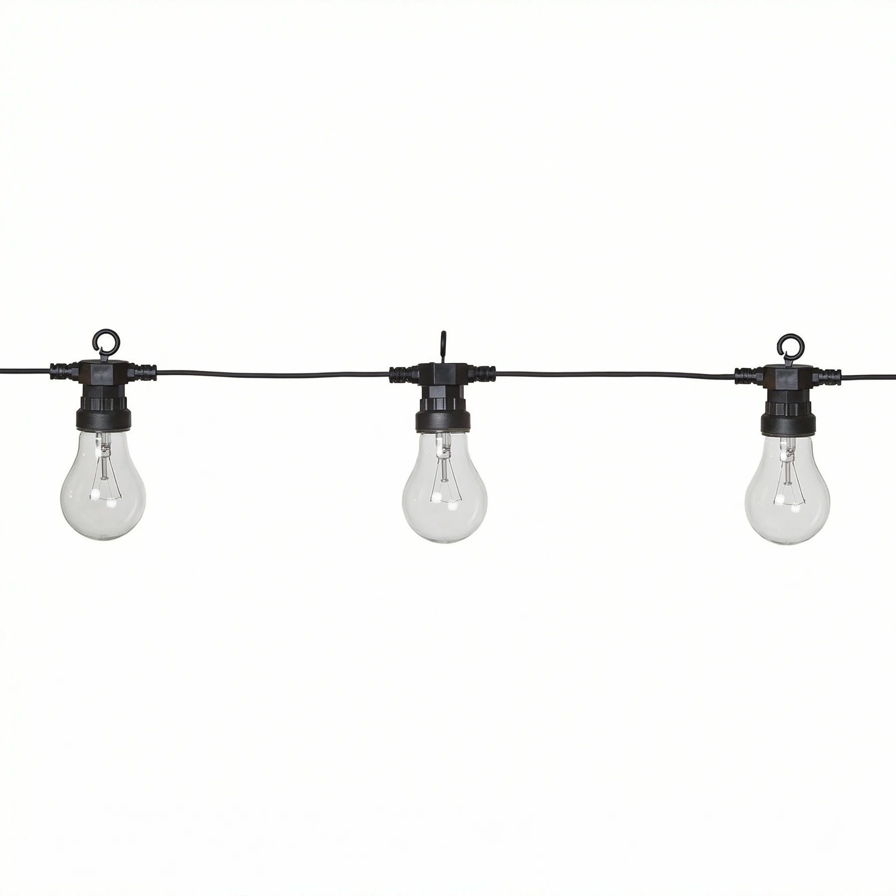 Circus - Lichterkette für außen - 4,05 m - 10 LEDs - Netzbetrieb - Warmweiß