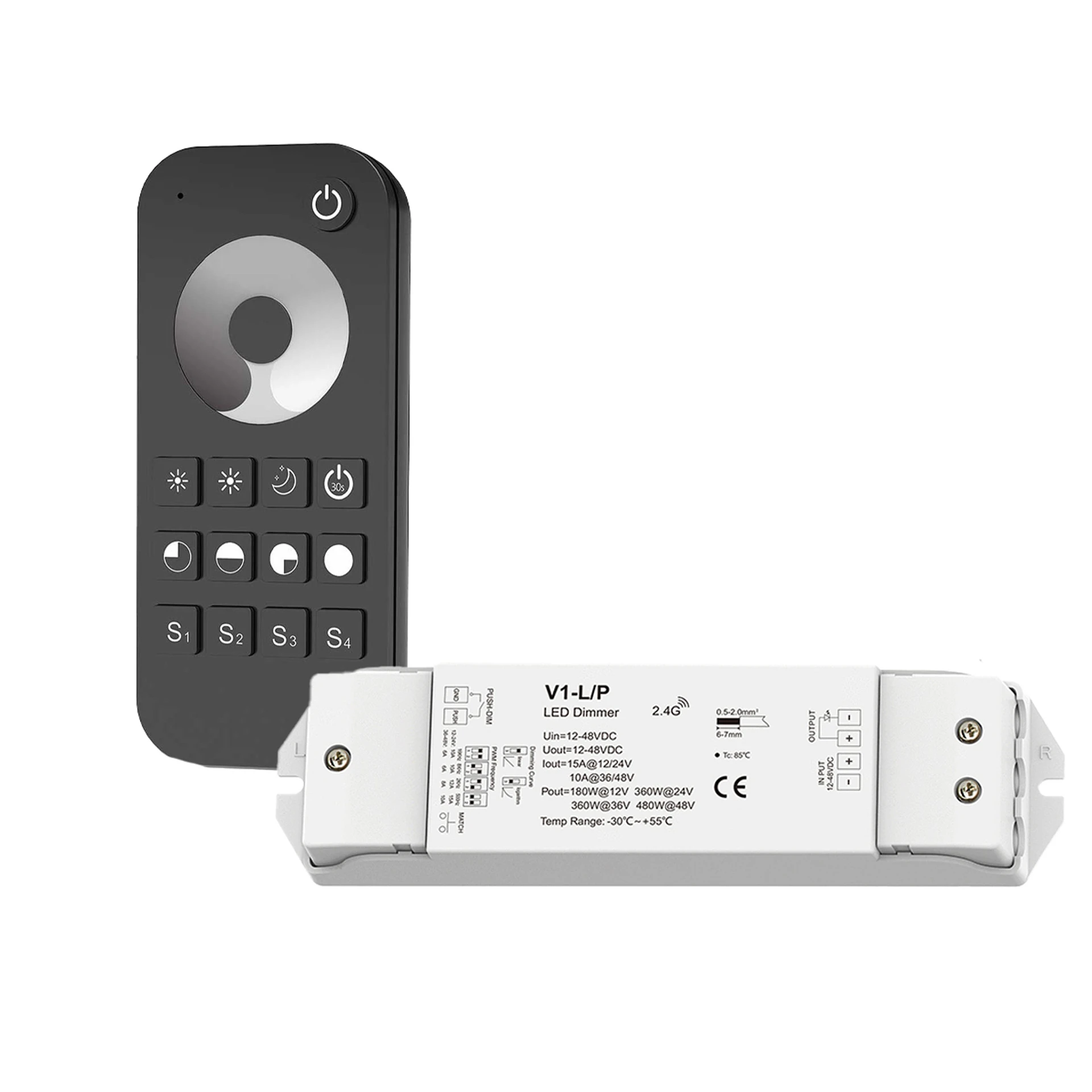 LED Funk Controller Set - 1 Zone - 1 Kanal - Fernbedienung (2,4 GHz)