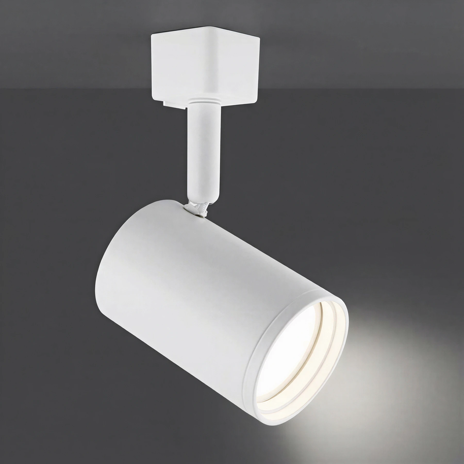 230V LED 1-Phasen Schienenleuchte in weiß - 35 W - GU10