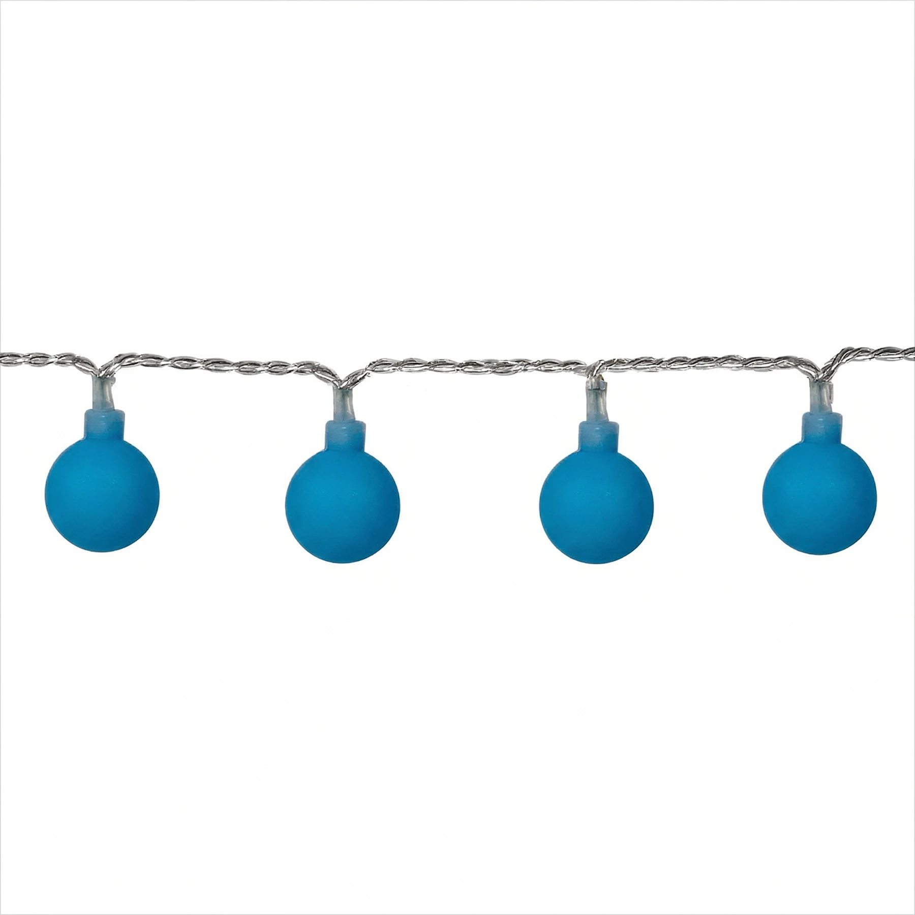 Berry - Deko Lichterkette für außen - 7,35 m - 50 LEDs - Netzbetrieb - Blau