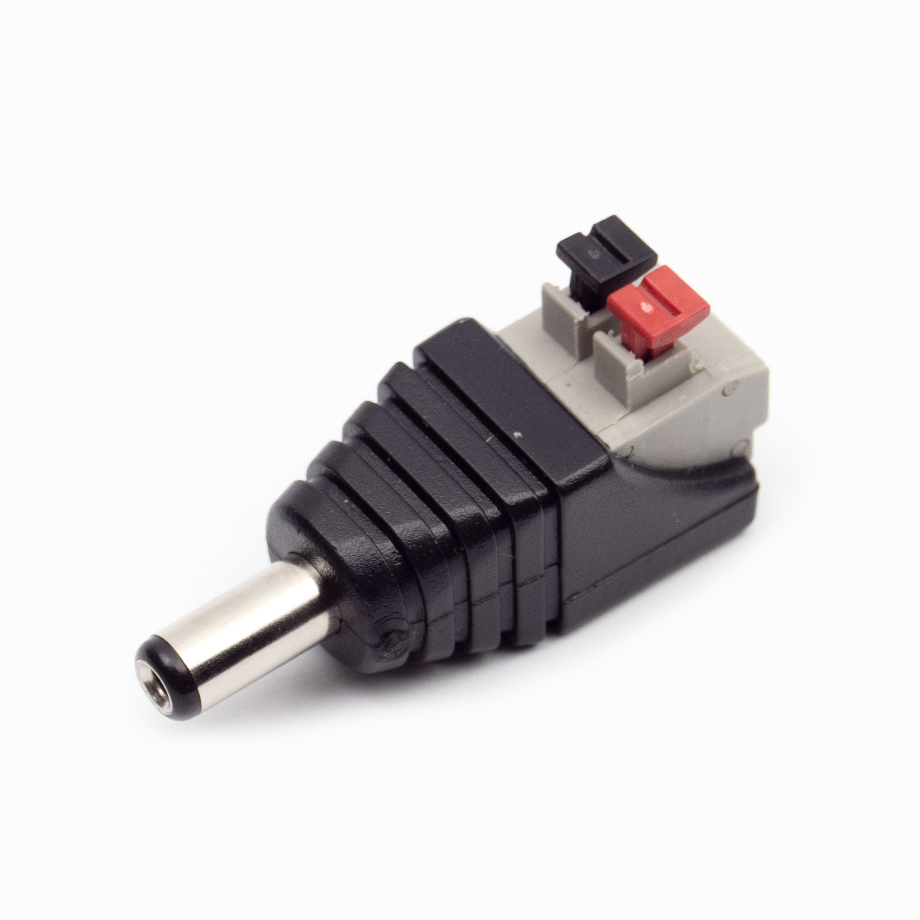5.5/2.5  DC – Hohlstecker mit Klemmanschluss 2polig