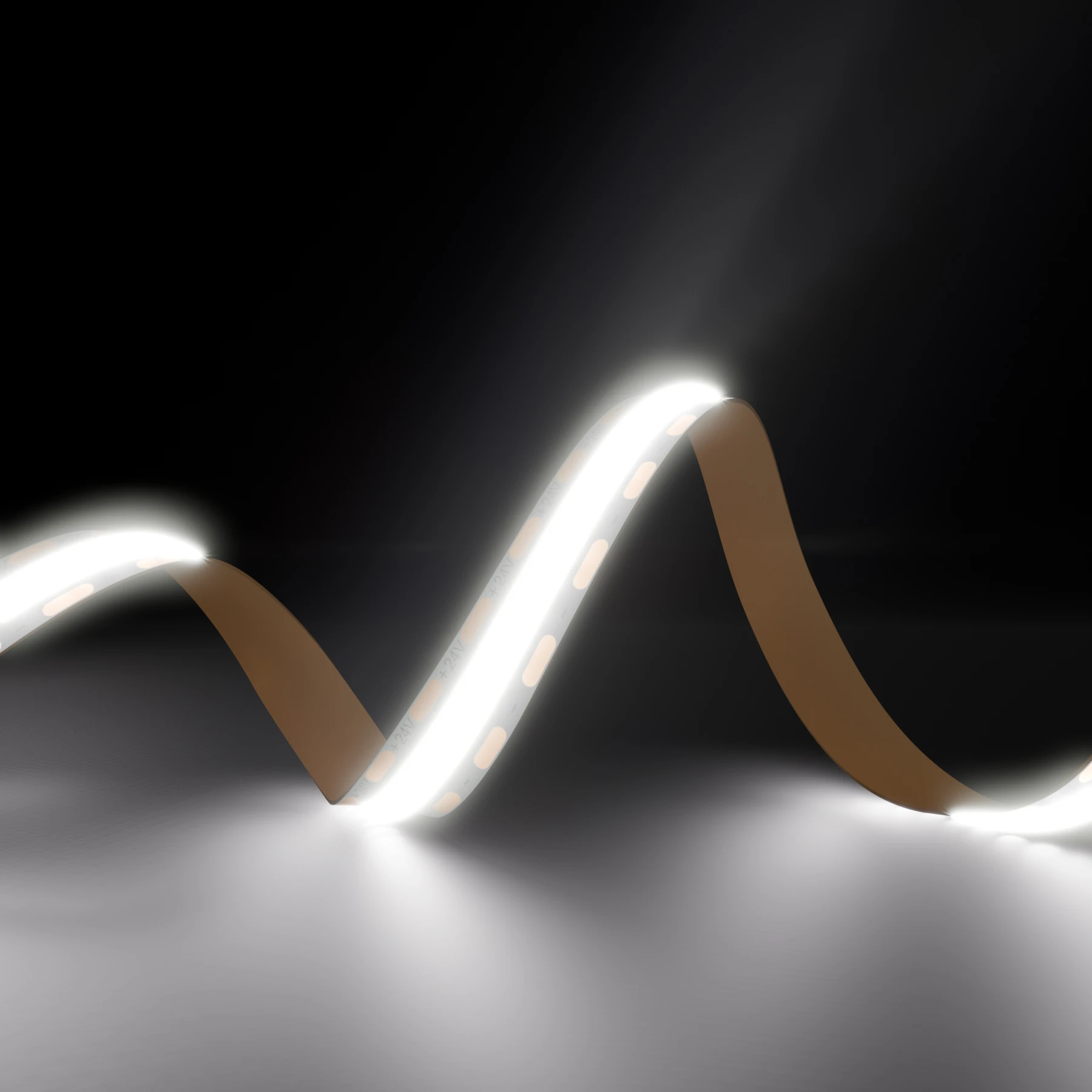 24V COB LED Streifen - kaltweiß - alle 1 cm teilbar - 10 mm breit