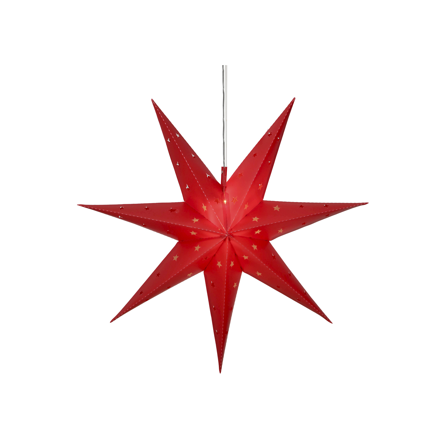 Alice 60 cm in Rot - Weihnachtsstern fr auen - Timer - Batteriebetrieb |  leds24.com