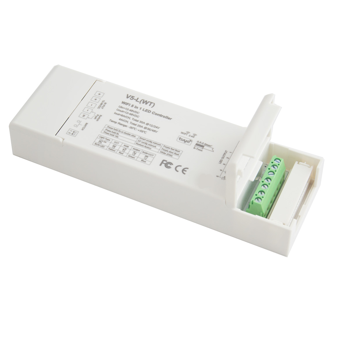 12V - 48V WLAN Controller für 1-5 Kanal LED Produkte - Smart Home, PWM steuerbar