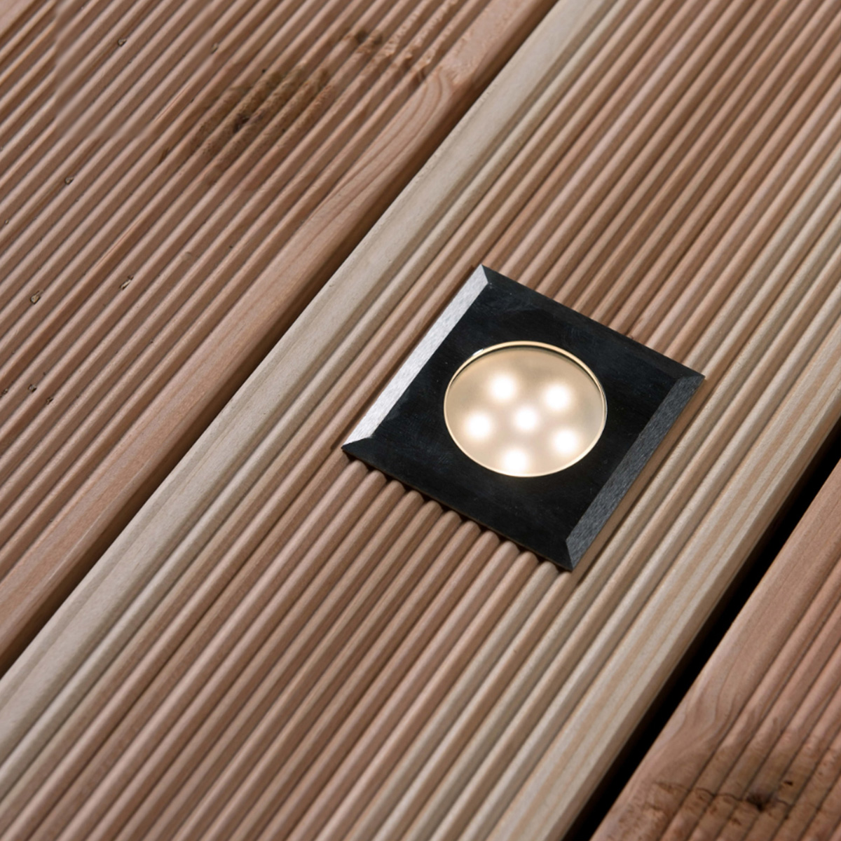 12V Einbaustrahler - 1W - Lichtfarbe: warmweiß - IP67
