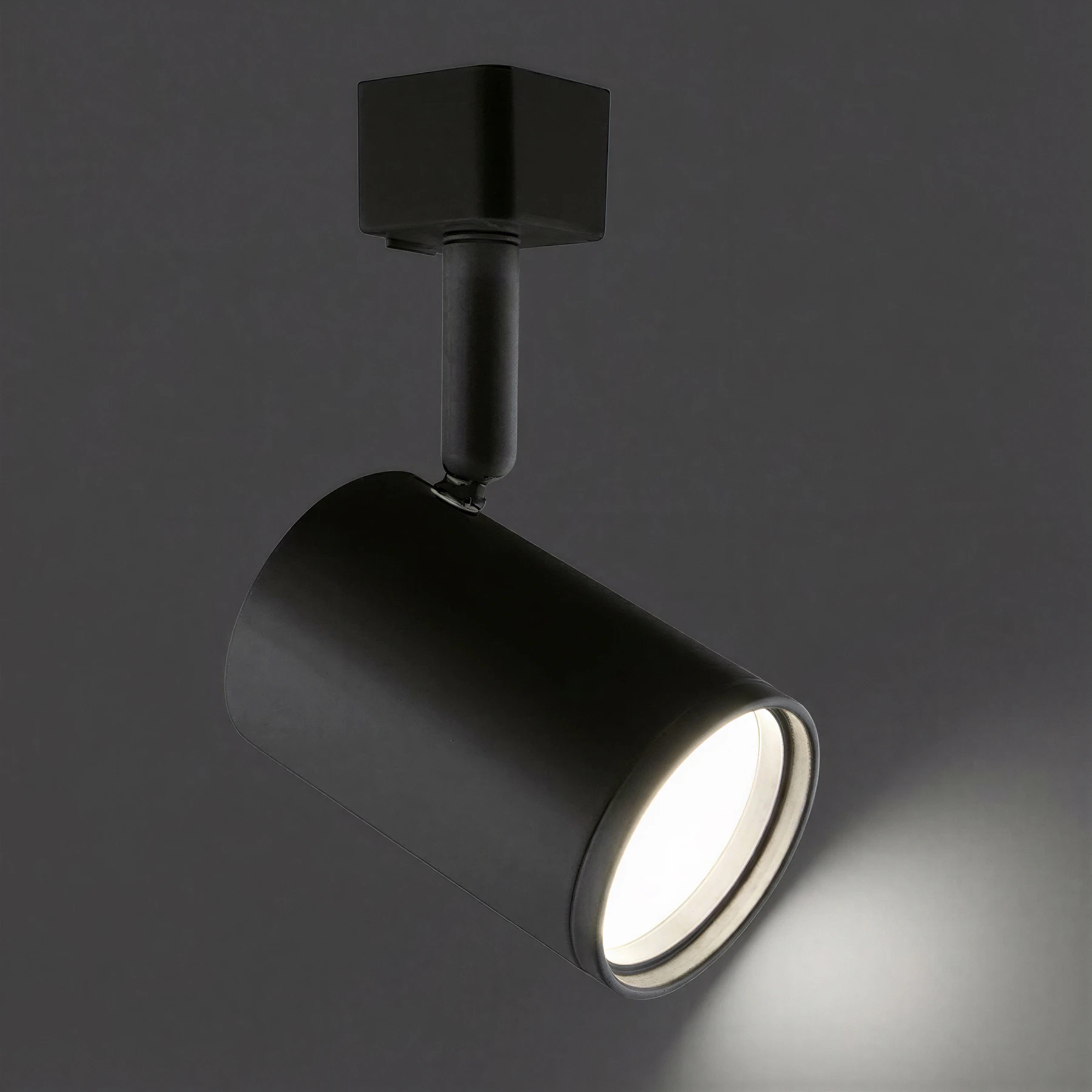 Ideus, 230V LED 1-Phasen Schienenleuchte - Haga - 35W - GU10, schwarz