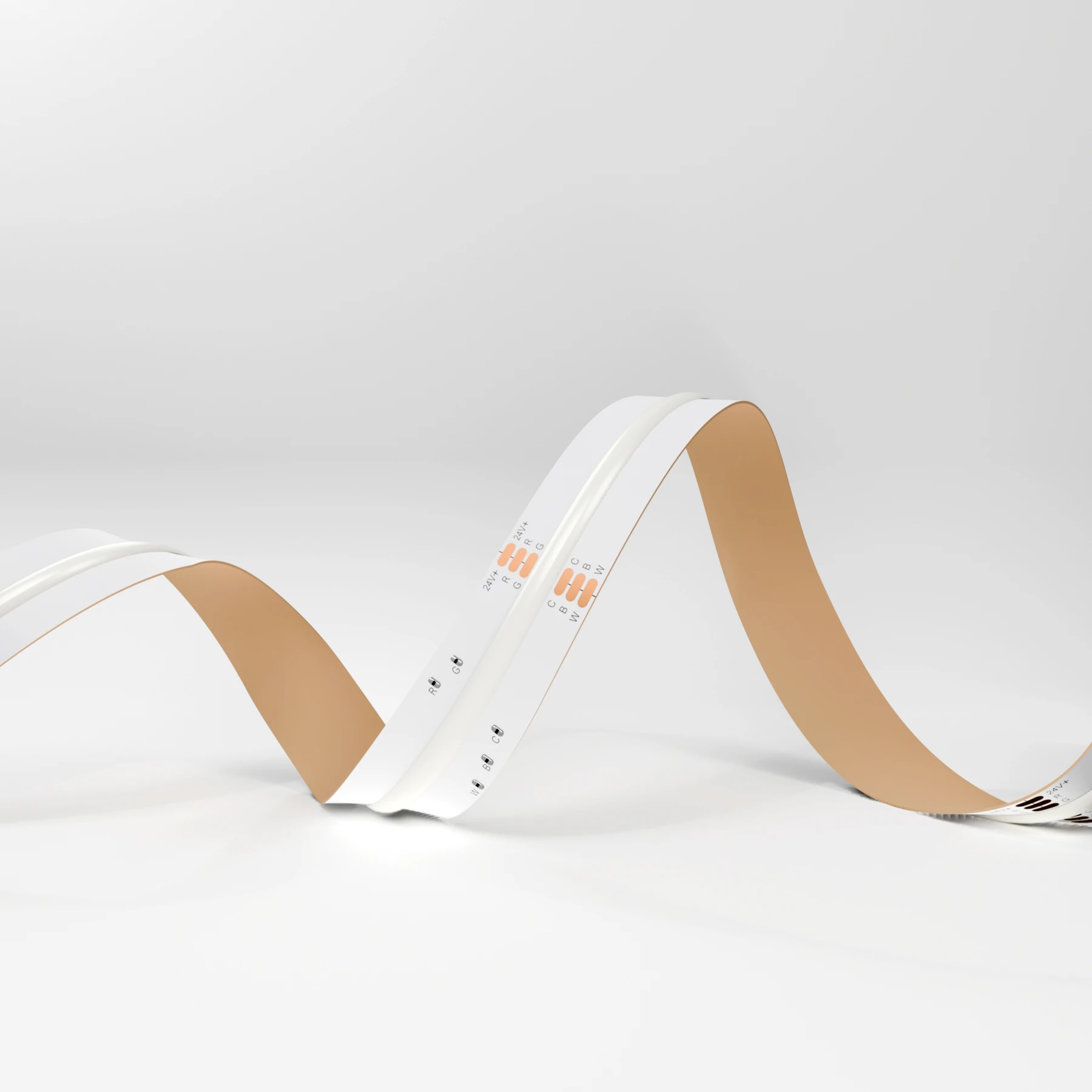 24V COB LED Streifen - RGB + Warmweiß + Weiß - alle 6,25cm teilbar