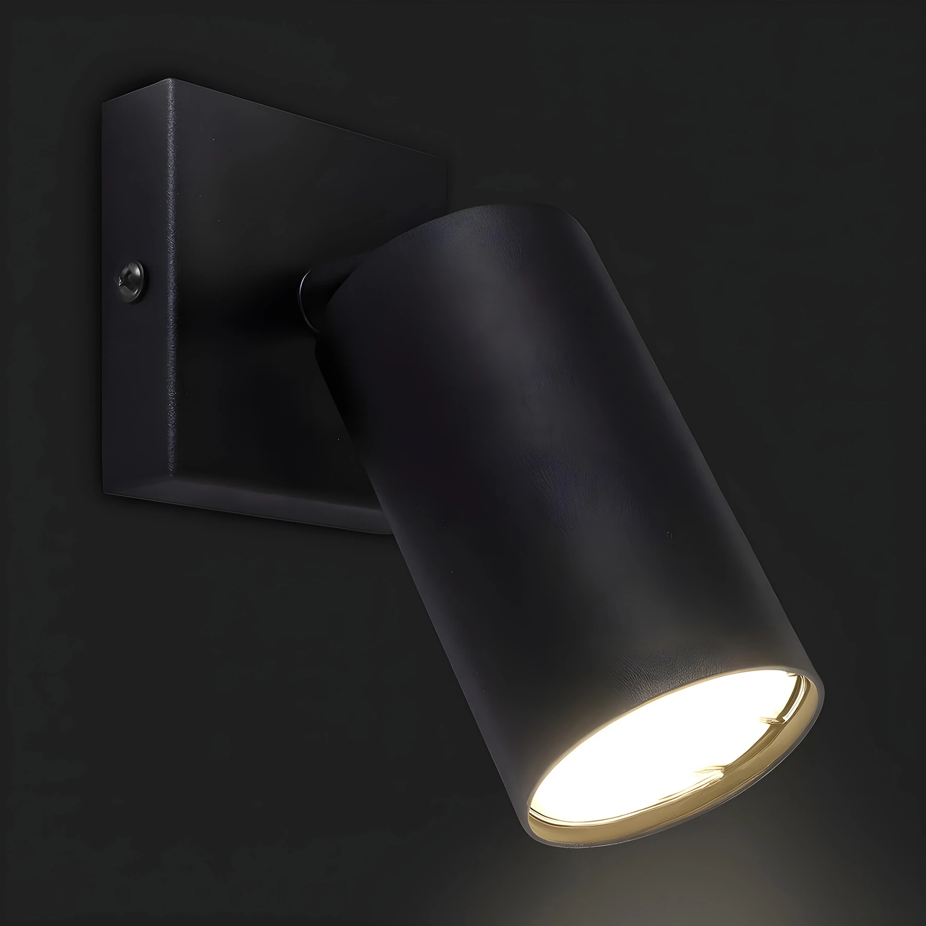 Decken Spotleuchte in schwarz - Lichtfarbe: individuell wählbar