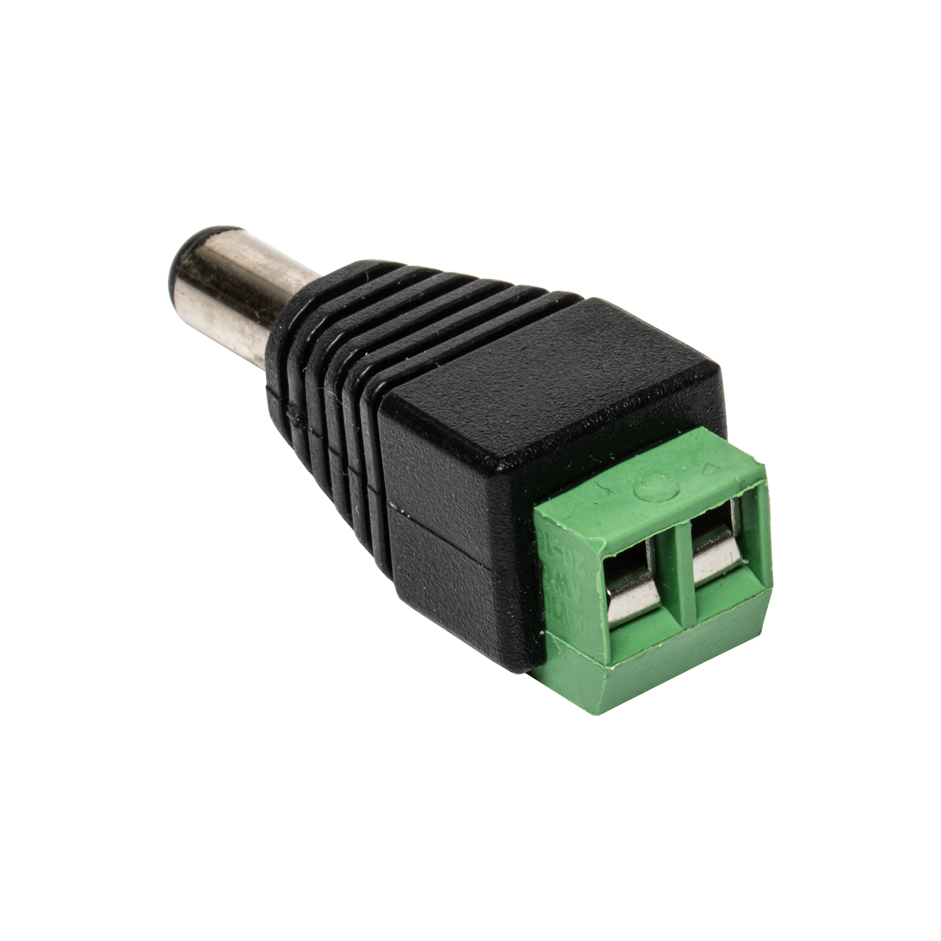 5.5/2.5  DC – Hohlstecker mit Schraubanschluss 2polig