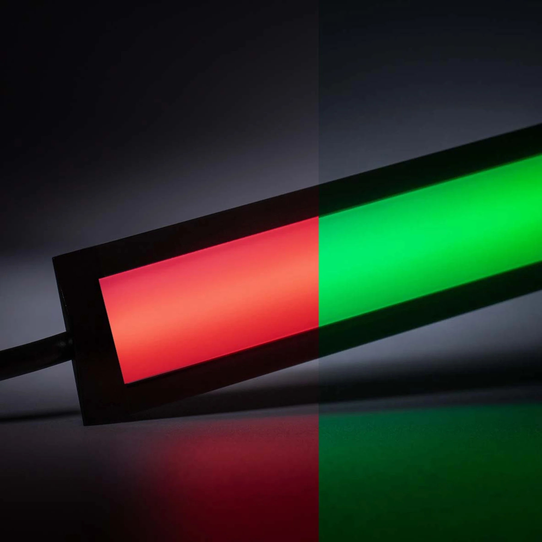 24V Black Line Einbau LED Leiste schmal - COB - RGB - diffuse Abdeckung