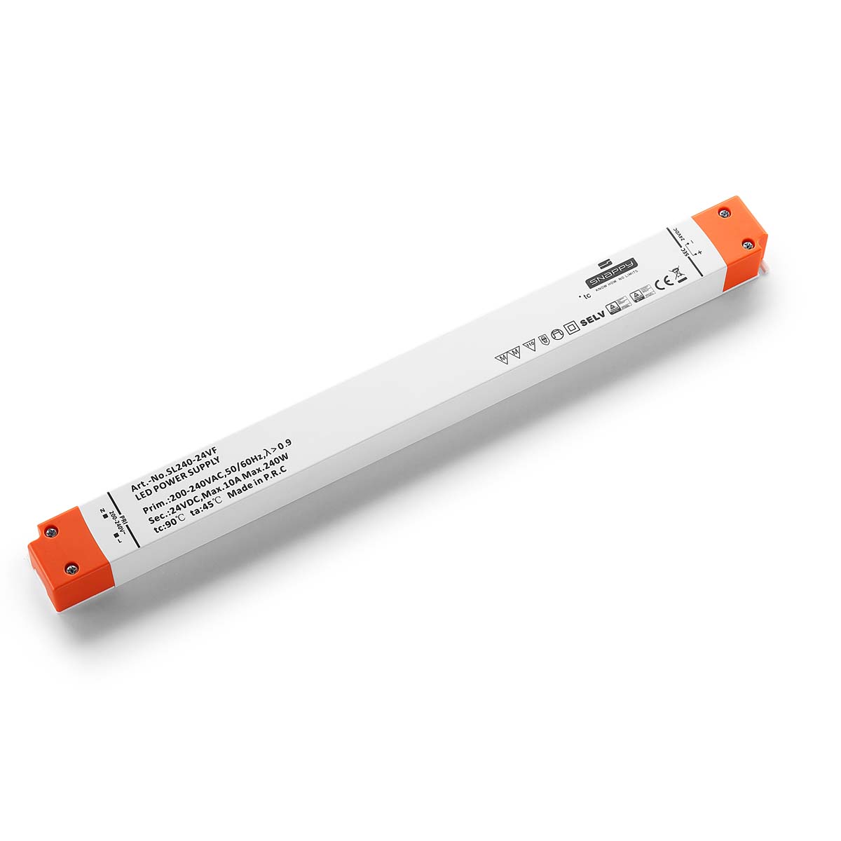 Möbelnetzteil MM 24V DC, 240 Watt mit EU-Stecker + offene Kabelenden