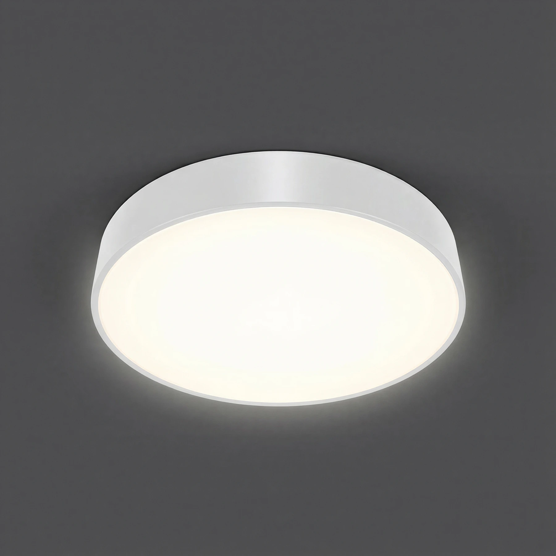 TOTEM LED C - Decken Aufbauleuchte in weiß - Ø40cm - 24W - Lichtfarbe: neutralweiß