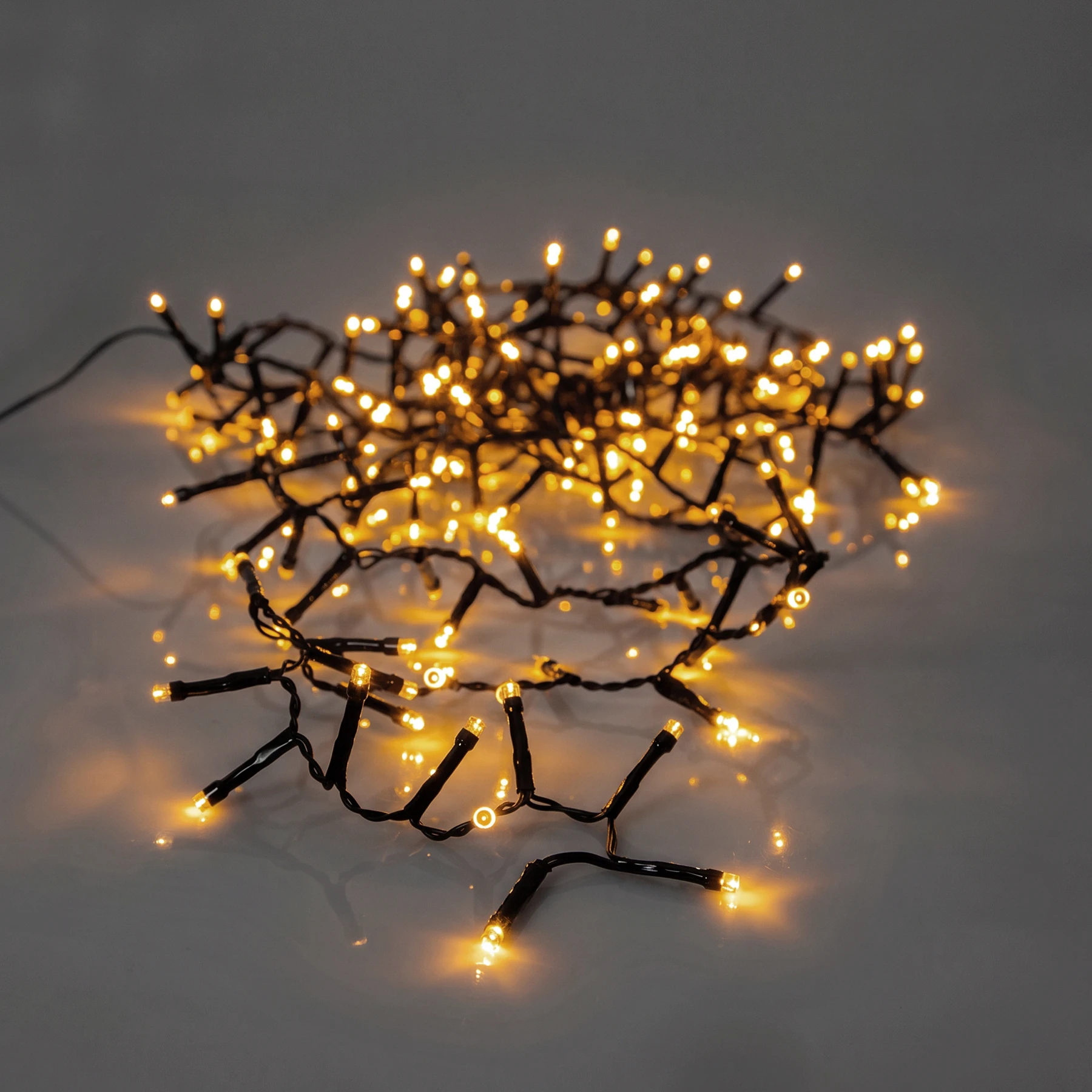 Lichterkette für außen - 3,5 m - 180 LEDs - Netzbetrieb - Warmweiß