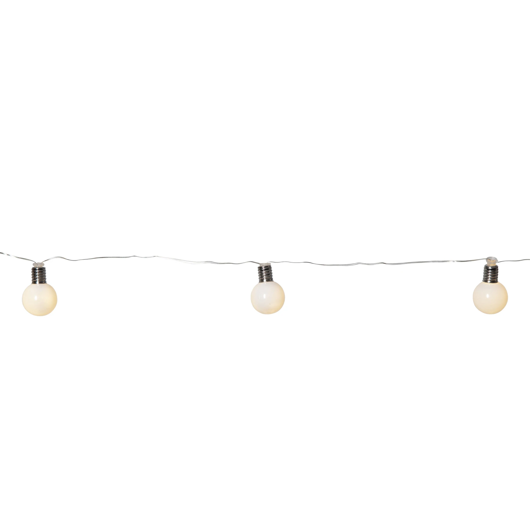 Mini Glow - Deko Lichterkette für innen - 3 m - 20 LEDs - Timer - Batteriebetrieb - Warmweiß