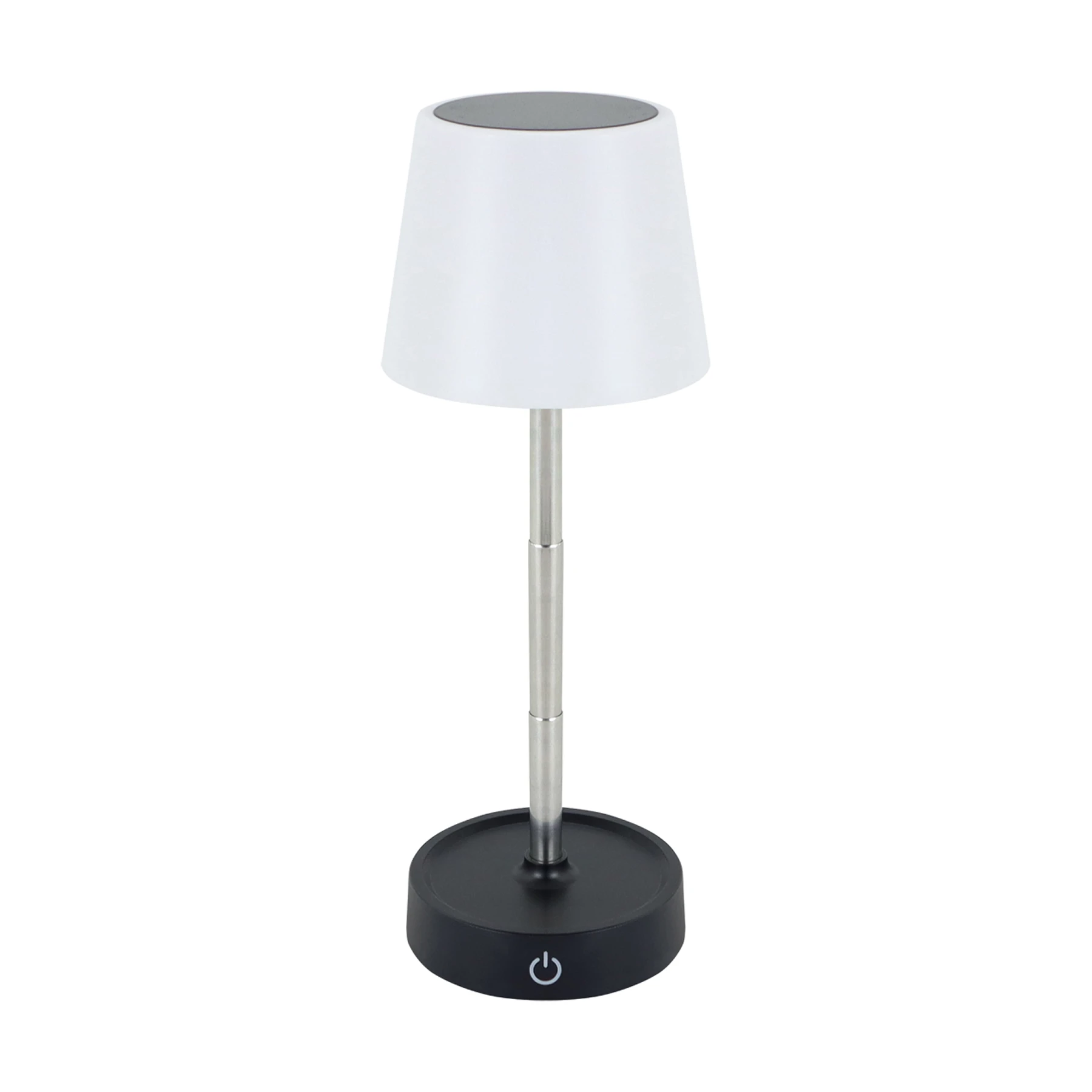 Akku Tischleuchte indoor in schwarz/weiß - Lichtfarbe: neutralweiß