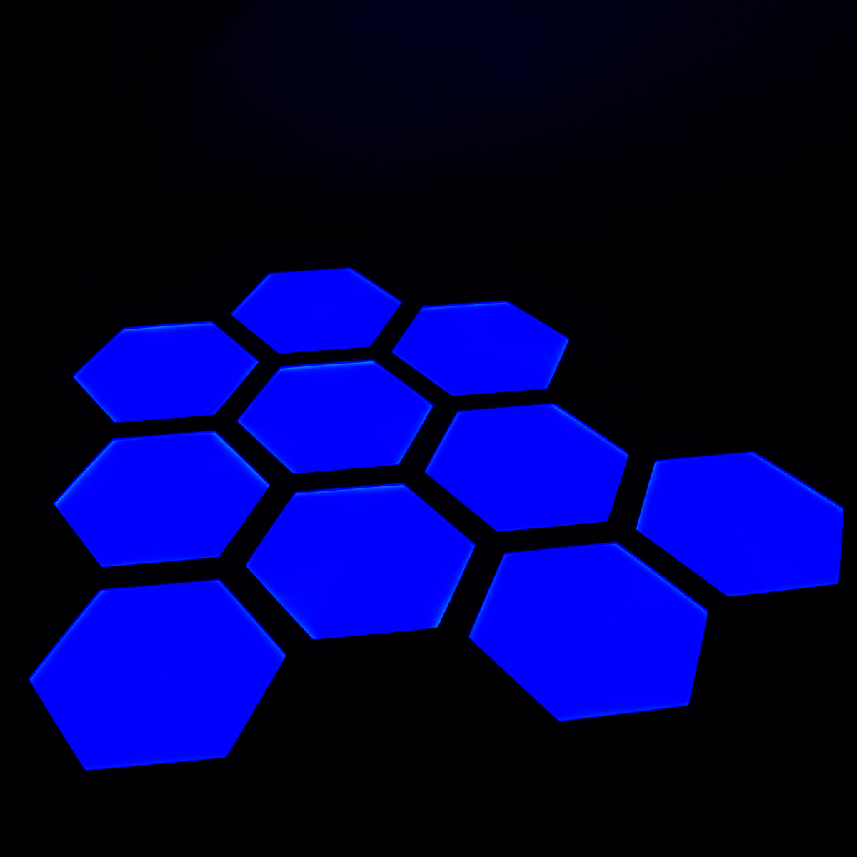 LED Panel Set - 10er Set - Tuya App - Sprachsteuerung über Alexa und Google Home