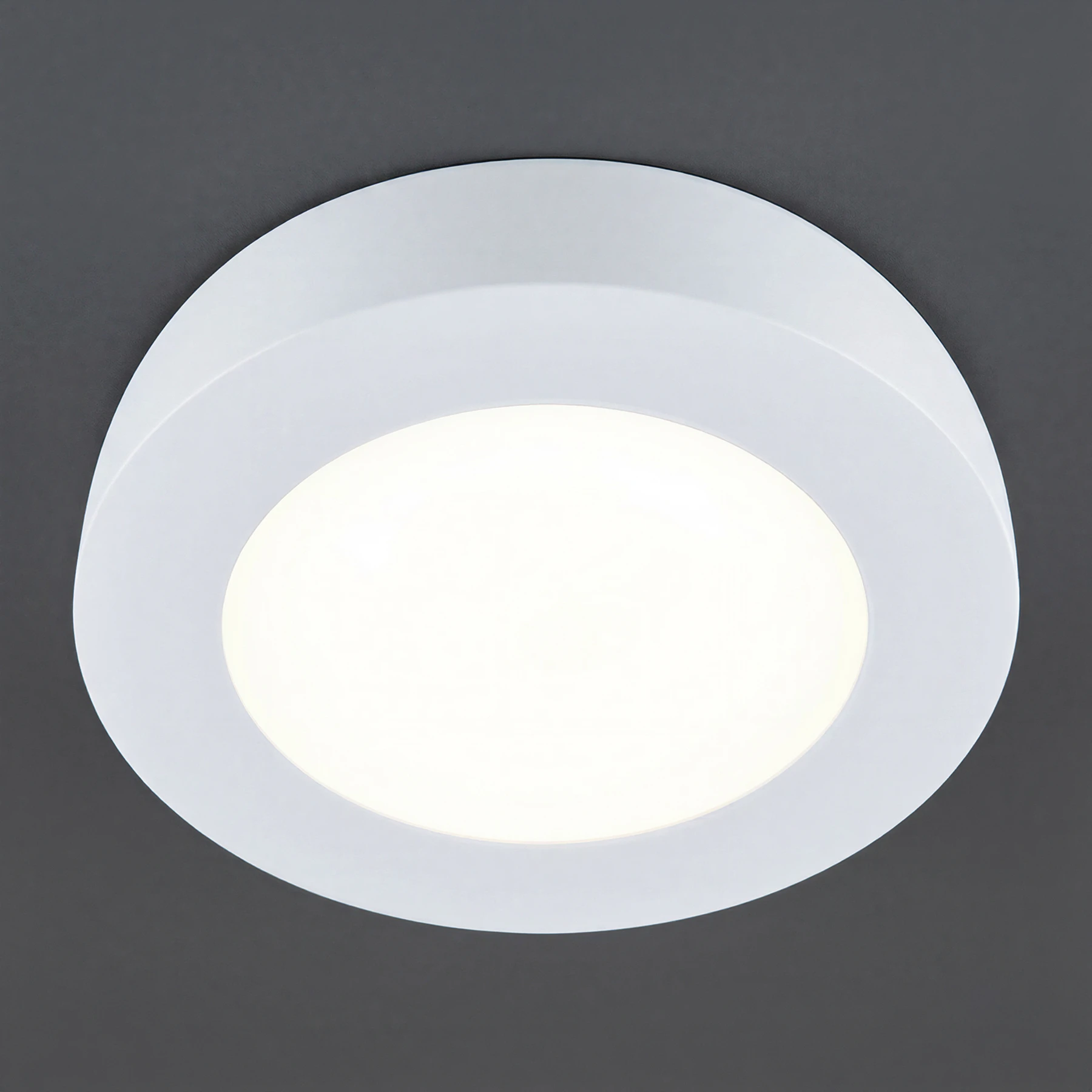 Decken Aufbauleuchte in weiß - Ø12cm - 6W - Lichtfarbe: neutralweiß