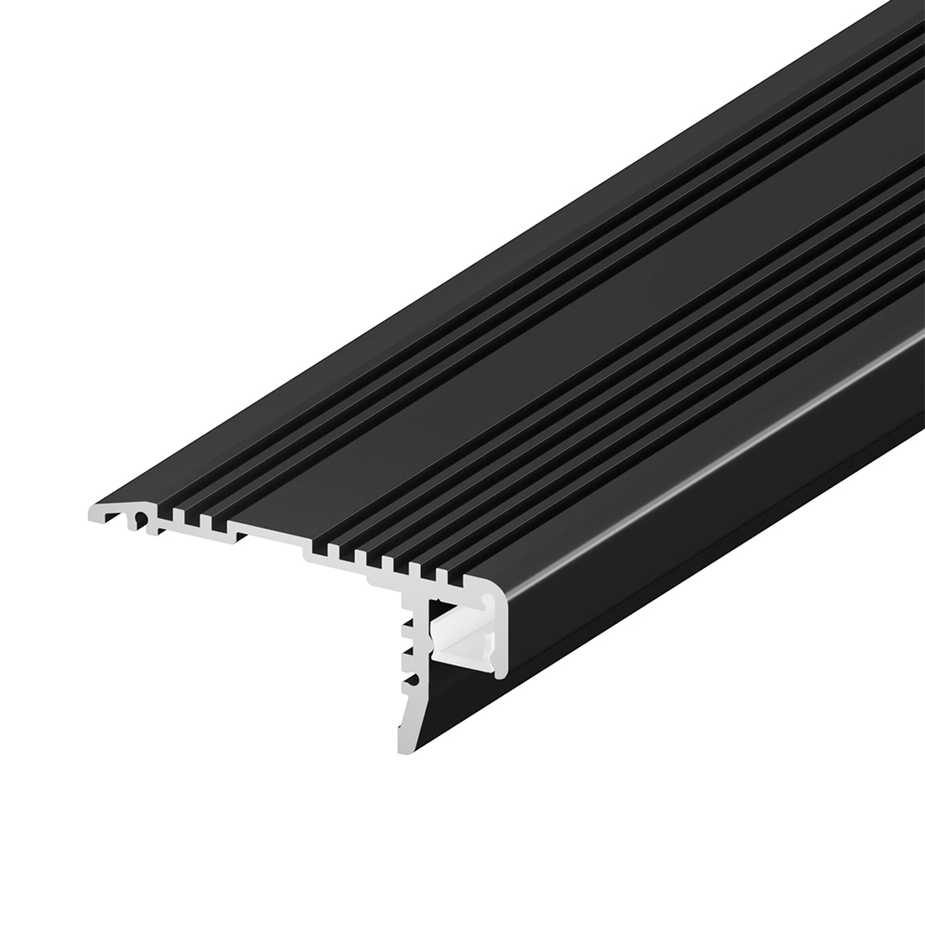 diffuse Abdeckung für LED Treppenprofil - P12-2, CC-302-B - 100cm Länge