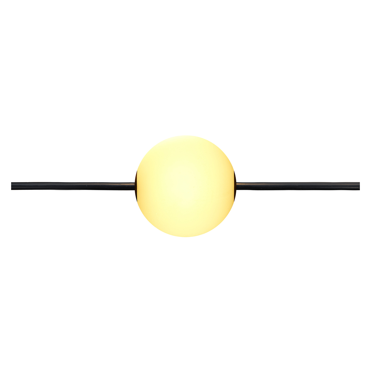 12V LED - Lichterkette für Innen- und Außenbereich mit 6 warmweißen Lichtkugeln in 5,5m Länge