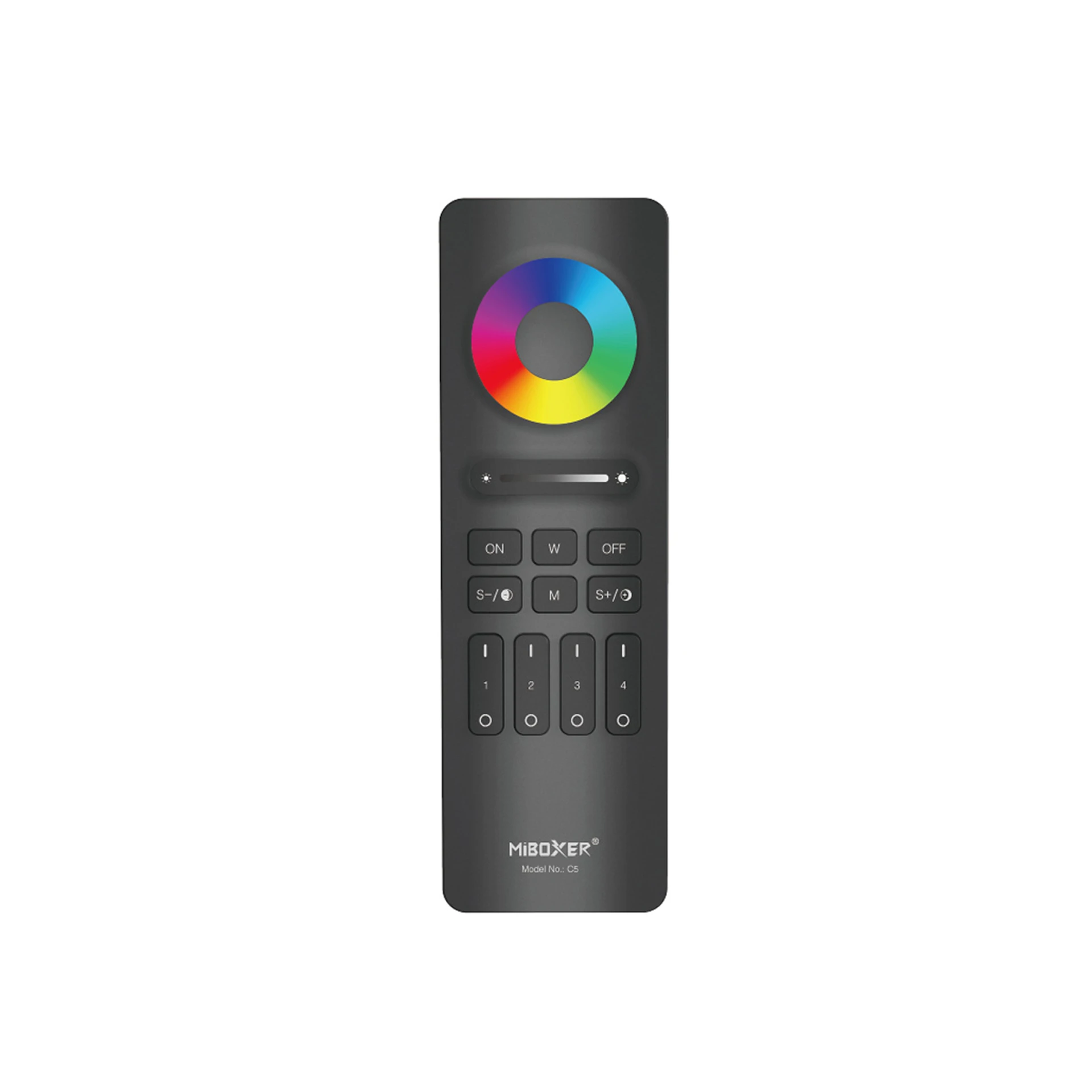 Plug & Play LED Funk Controller Set - 4 Zonen - 5 Kanal - RGB+CCT - Fernbedienung (2,4 GHz), Outdoor-Box - 1 Zone = 1 Fernbedienung und 1 Controller