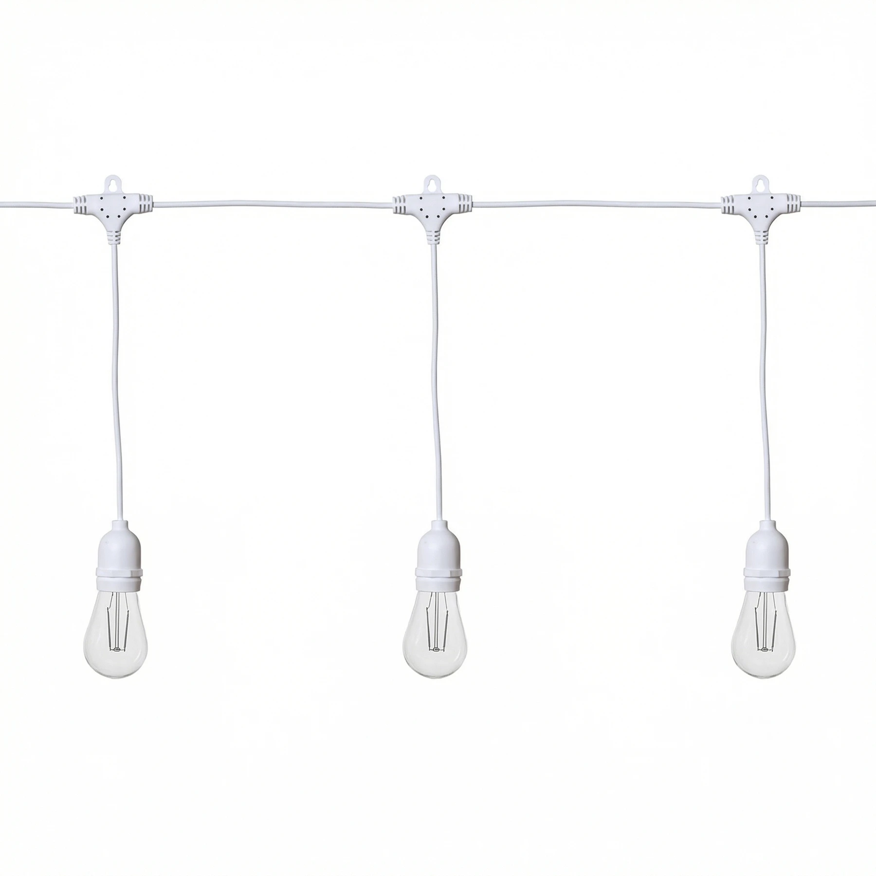 String Light - Lichterkette für außen - 3,6 m - 10 LEDs - Netzbetrieb - Warmweiß