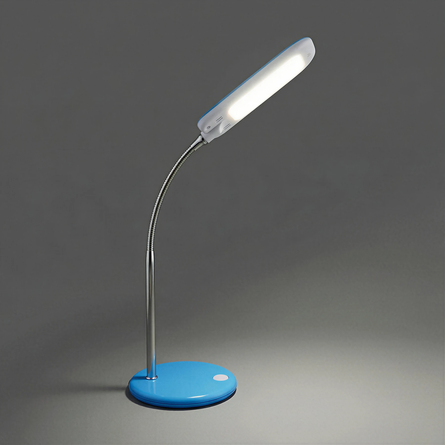 Schreibtischleuchte in blau - Lichtfarbe: neutralweiß
