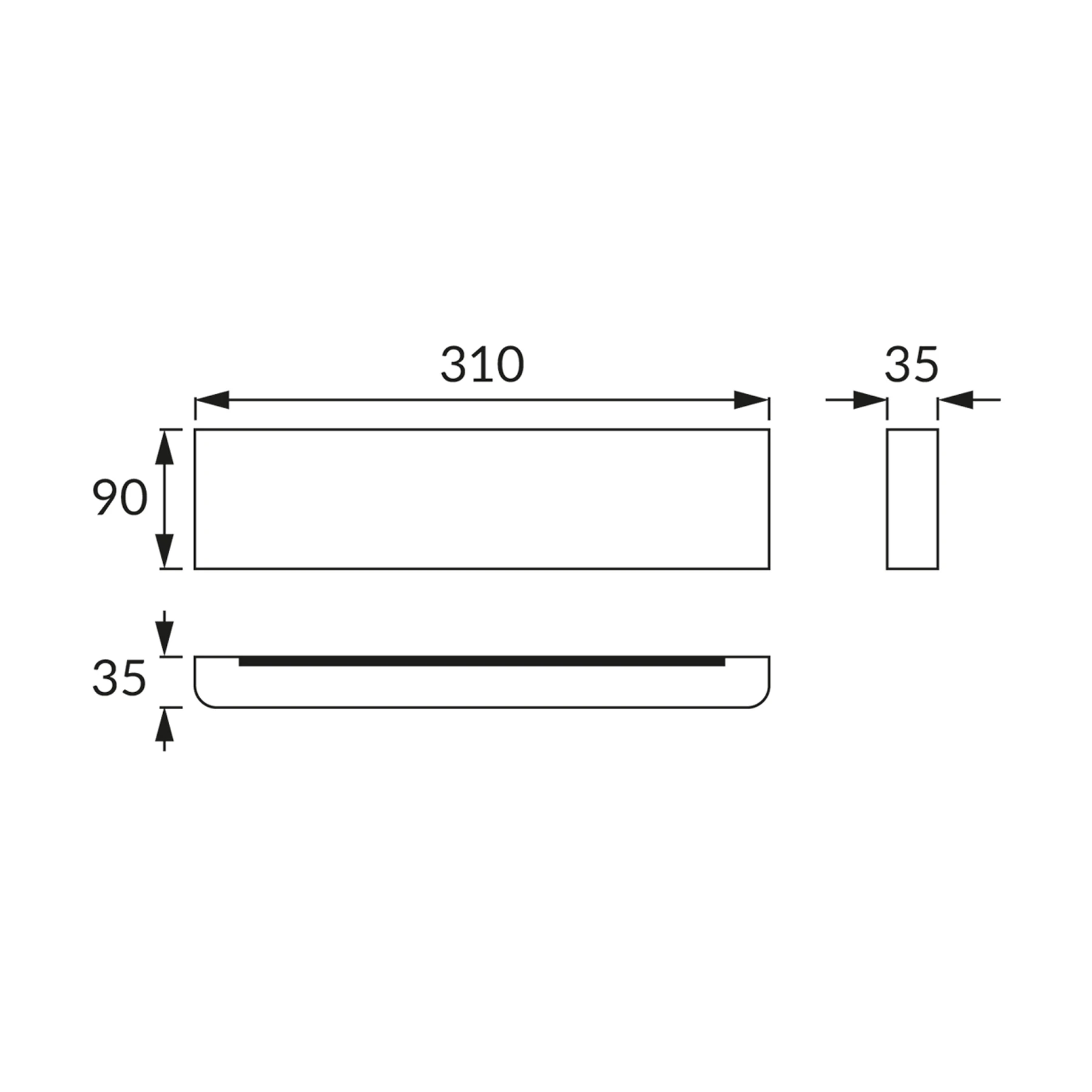Wandleuchte indoor in weiß - 2 x 5 W - Lichtfarbe: neutralweiß