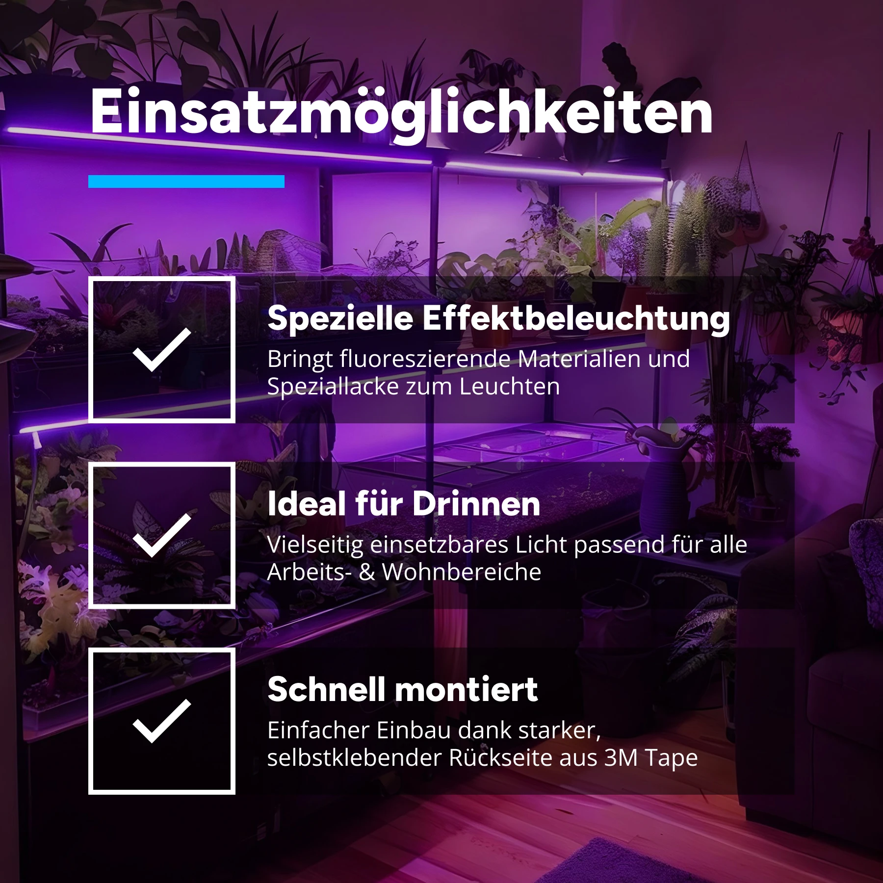 24V LED-Streifen flexibel 6 x SMD LEDs je 2,5cm - UV 1:40 - 2,5cm - 6 LEDs - 0,5 Watt - ohne Steckerbuchsen 2polig - kein Anschlußkabel zum Netzteil