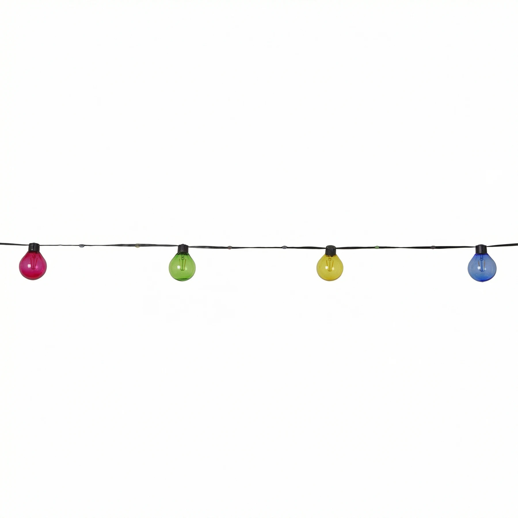 Bolla - Lichterkette für außen - 5,3 m - 60 LEDs - Netzbetrieb - Mehrfarbig