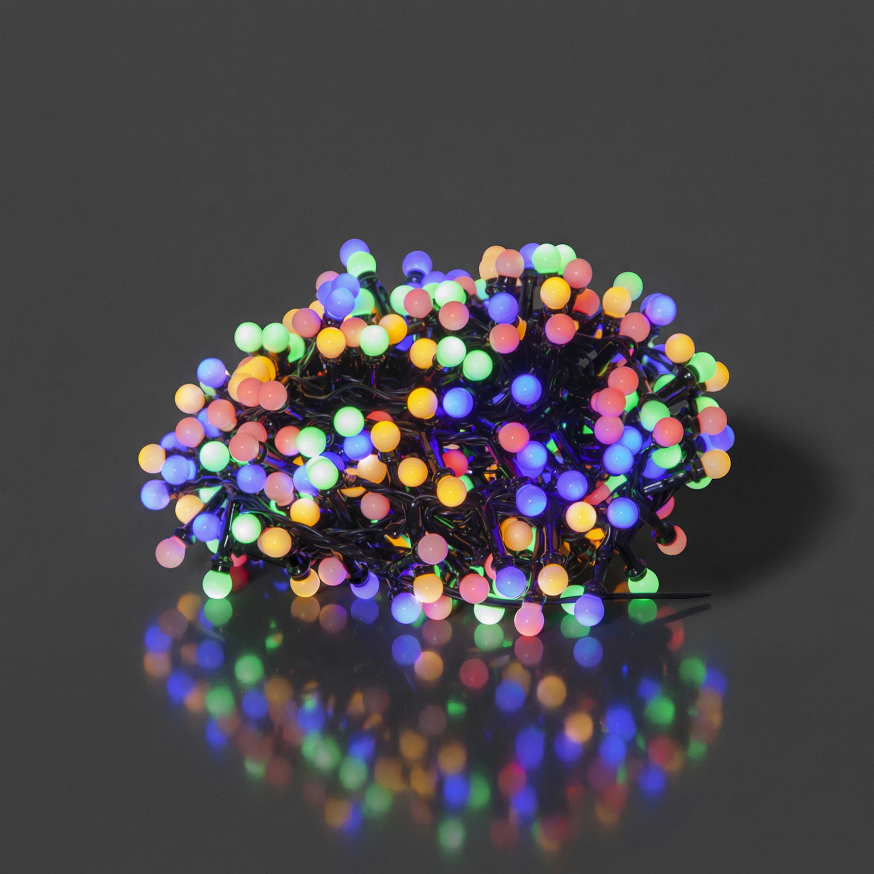 Berry Mini - Deko Lichterkette für außen - 6 m - 300 LEDs - Timer - Netzbetrieb - Mehrfarbig