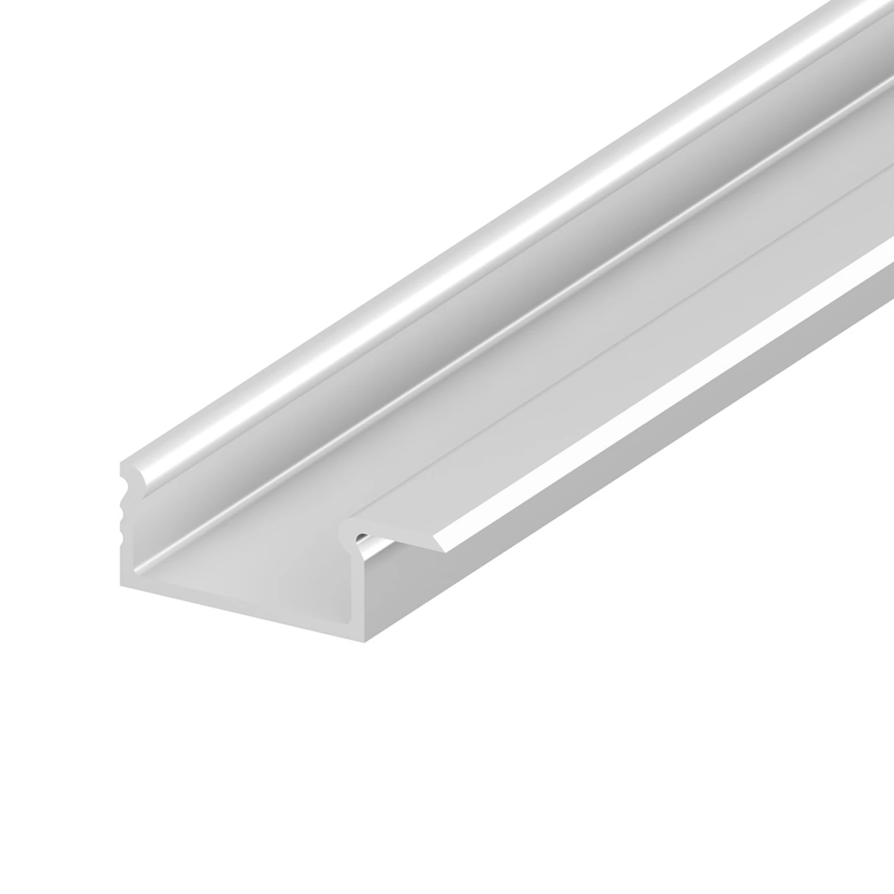 Aluminium LED Einbauprofil in Wunschlänge, 2,0 x 0,7cm