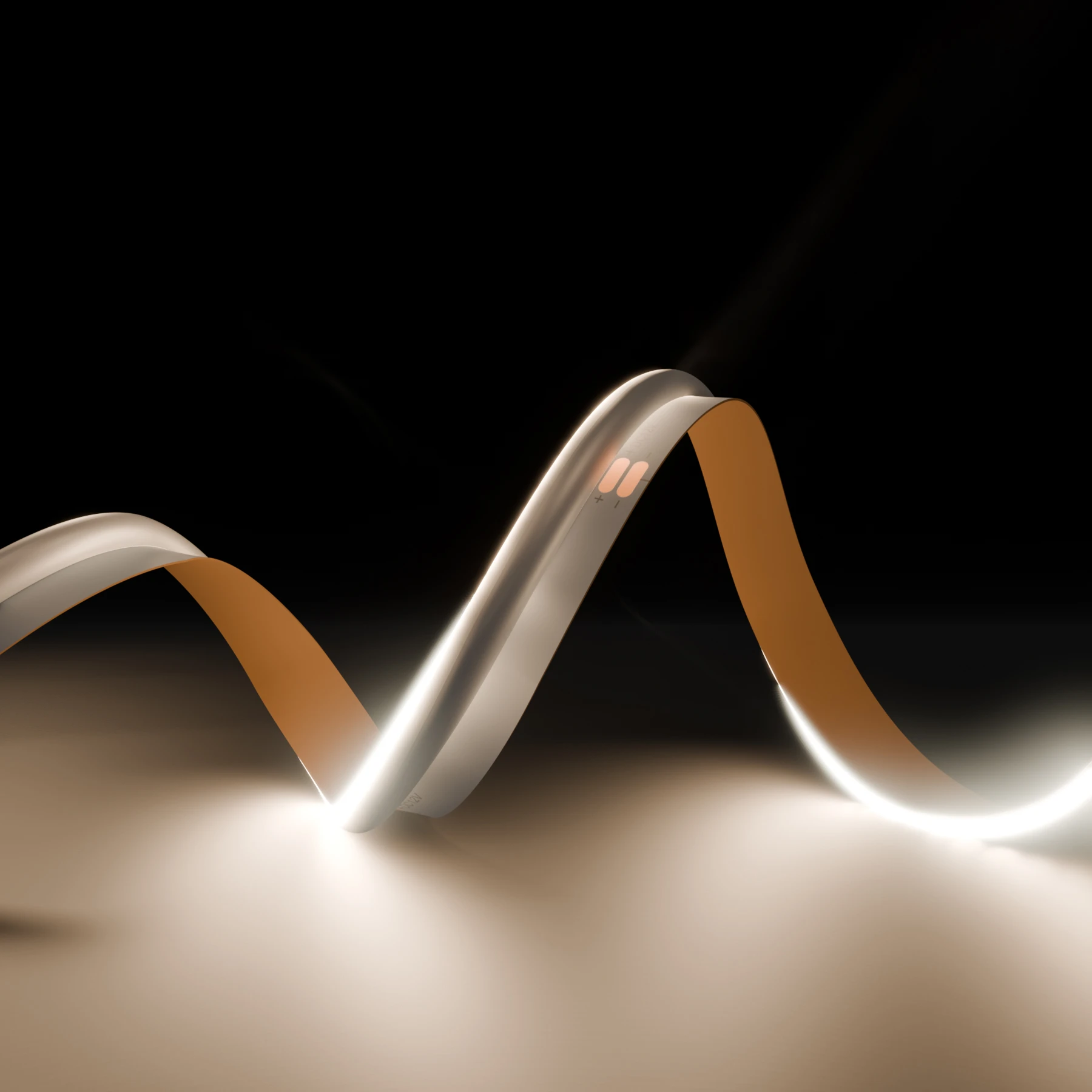 12V COB LED Streifen - neutralweiß  - seitlich abstrahlend - alle 5cm teilbar