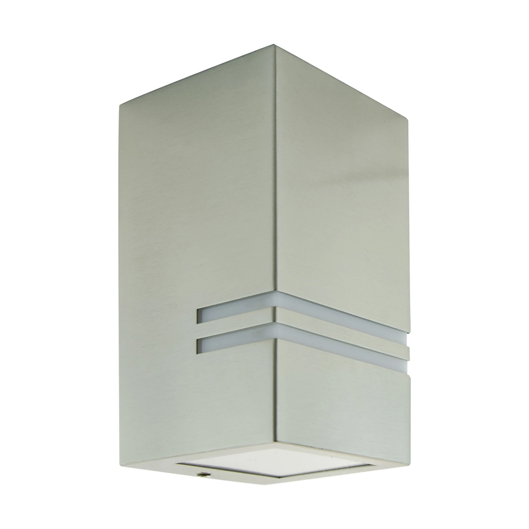 KELER - Wandleuchte outdoor in mattchrom - Lichtfarbe: individuell wählbar