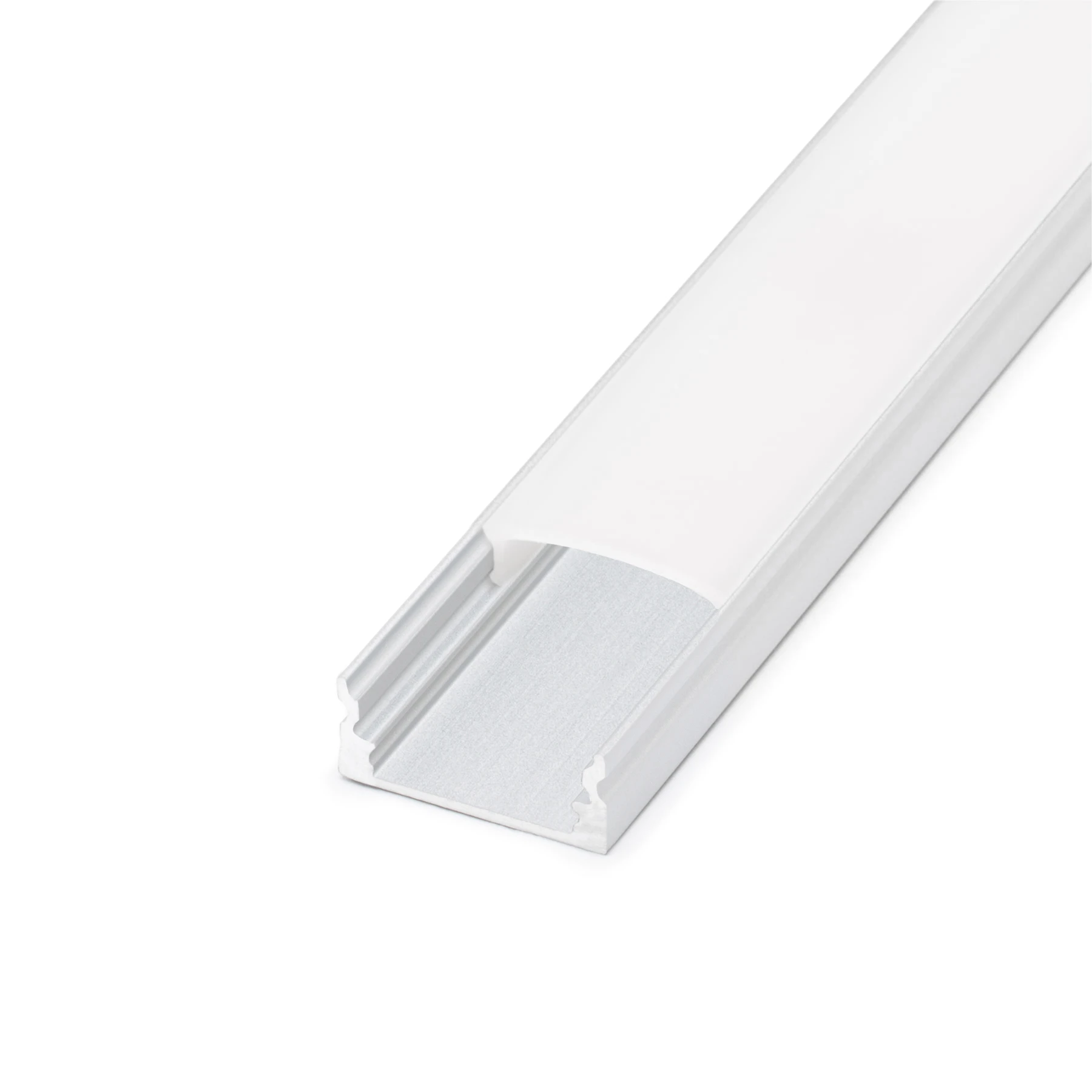 diffuse Abdeckung für LED Aufputzprofil - slim, CC-32, CC-32-BLK, CC-32-WHT - 100cm Länge