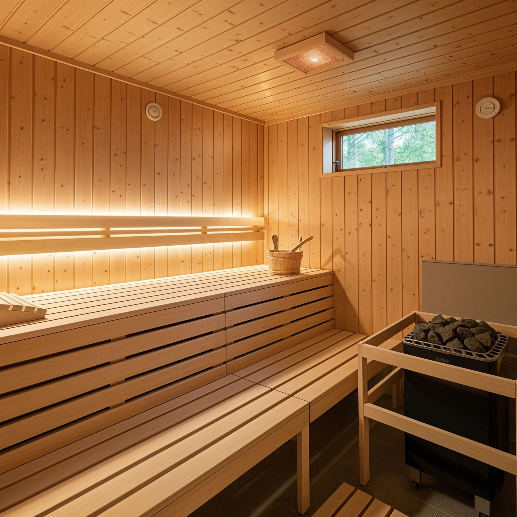 24V wasserfester Sauna LED Streifen - warmweiß - temperaturbeständig bis 110° - IP68 - 10cm - 12 LEDs - 0,5 Watt - 46 Lumen - 10cm Eingangskabel mit offenen Enden