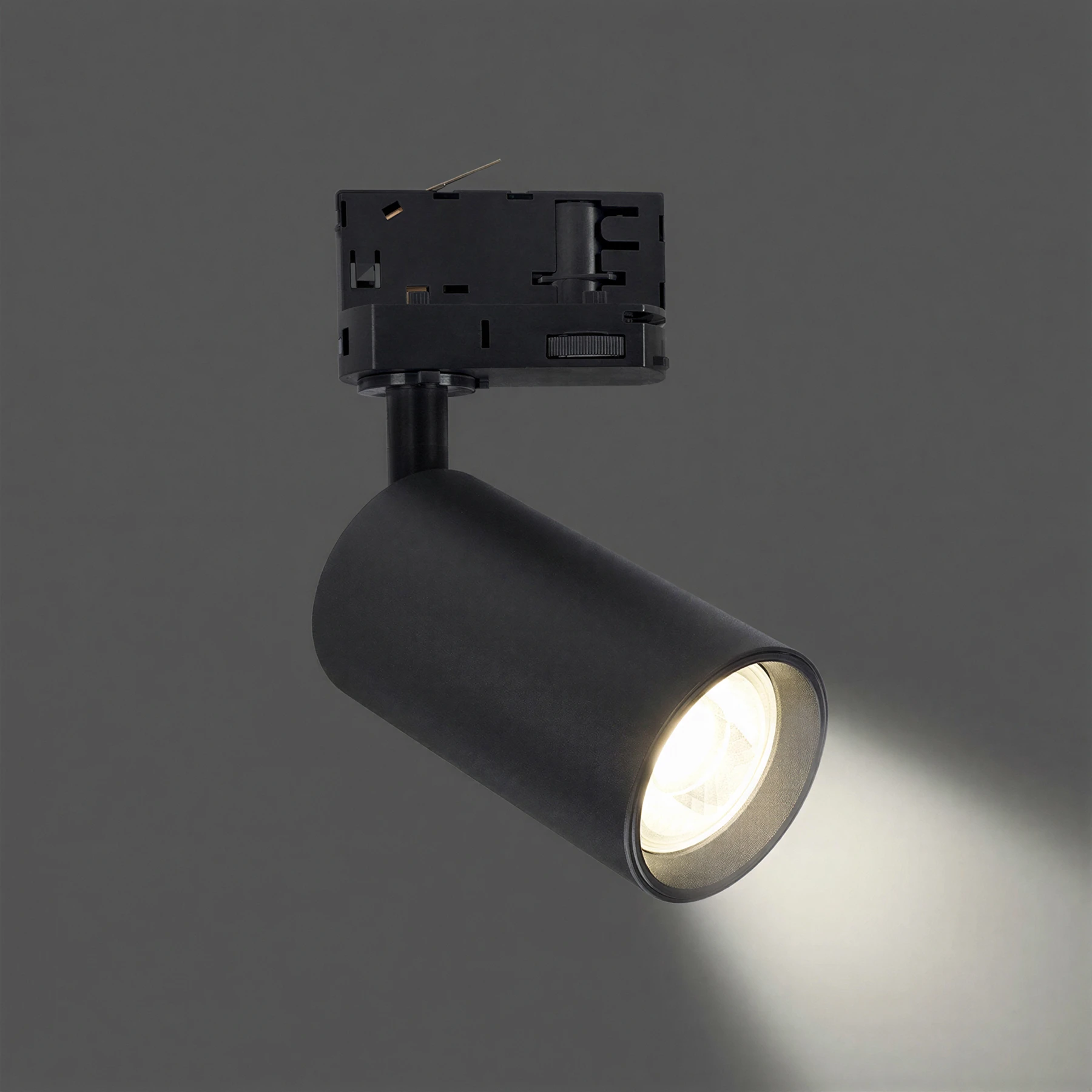 230V LED 3-Phasen Schienenleuchte - Madara Altro - 8W, GU10, schwarz