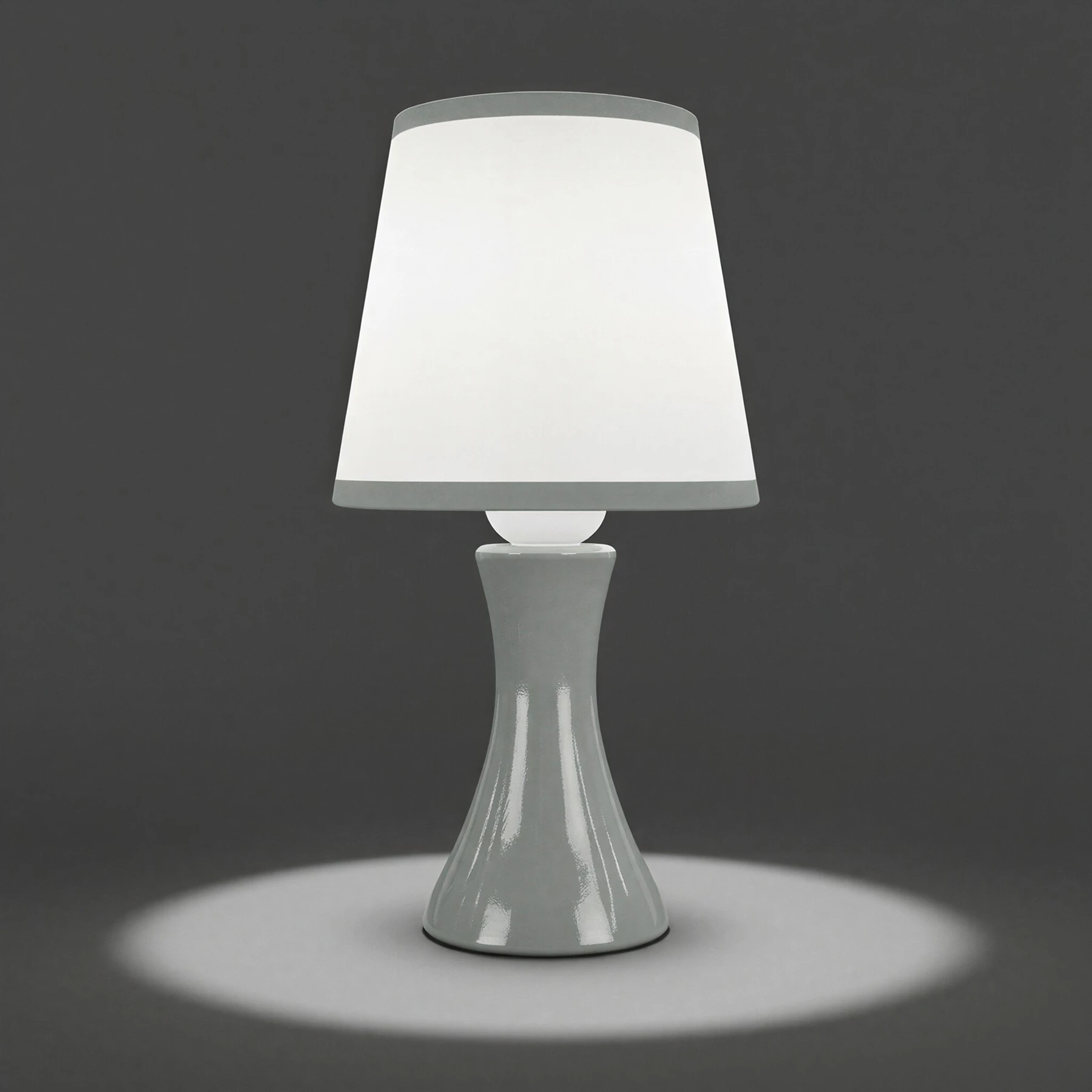 POLINA - Tischleuchte indoor in grau - Lichtfarbe: individuell wählbar