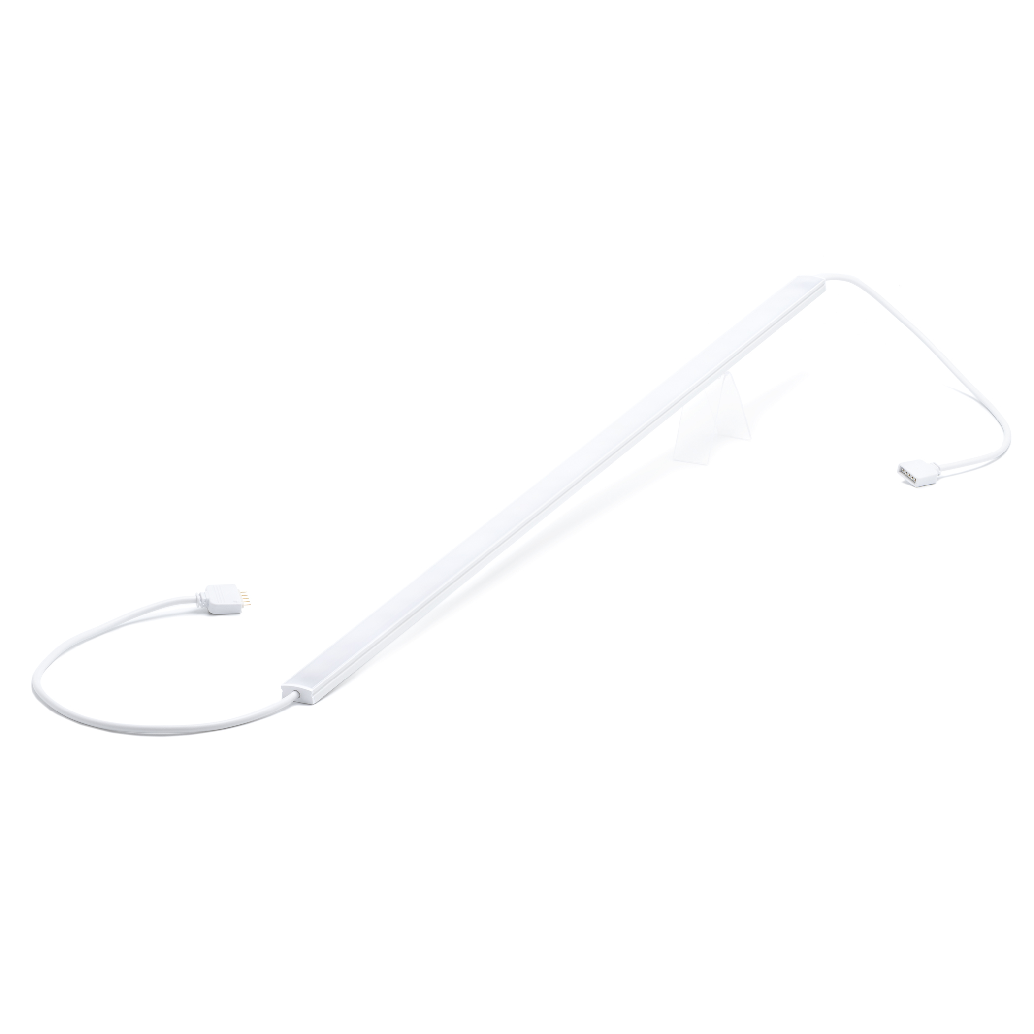 24V White Line Slim LED Leiste - COB - Farbtemperatur einstellbar - diffuse Abdeckung - 33cm - 182 LED Chips - max. 6,6 Watt - 660 Lumen - mit Ausgangskabel (zum Anschluss einer weiteren LED Leiste)