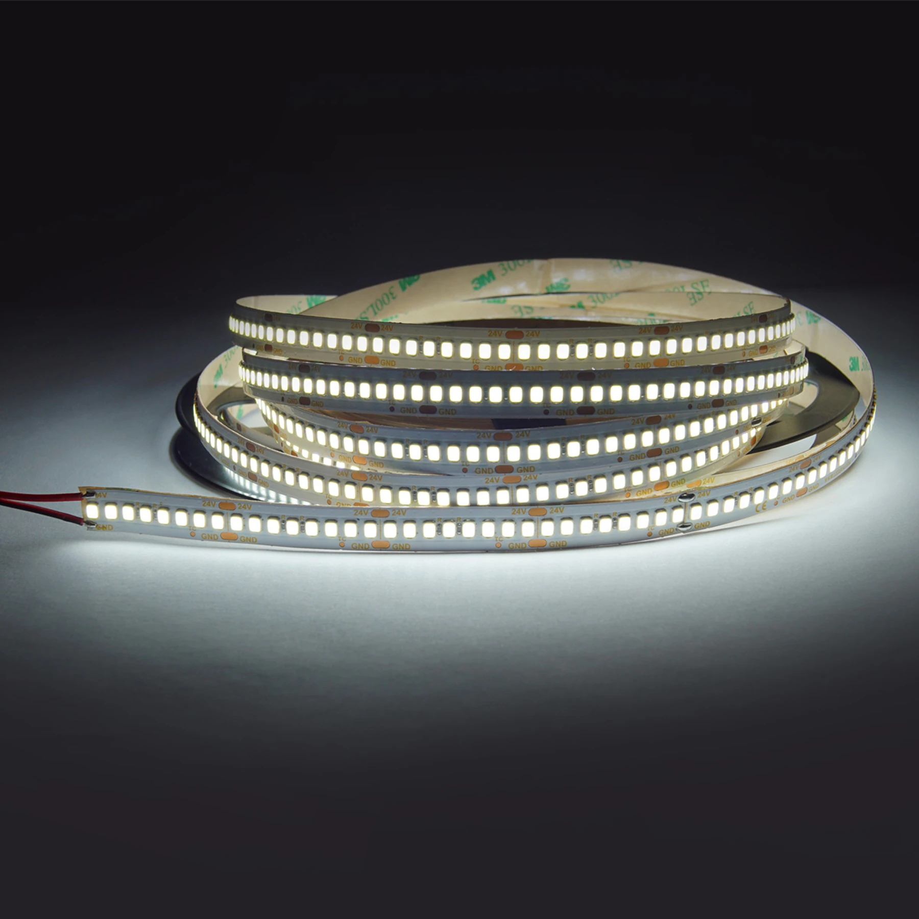 24V High Power LED Streifen - weiß - 240 LEDs je Meter - alle 3,33cm teilbar - 476,67cm - 1144 High Power LEDS - 91,4 Watt - 15206 Lumen - ohne Eingangskabel - Löten erforderlich