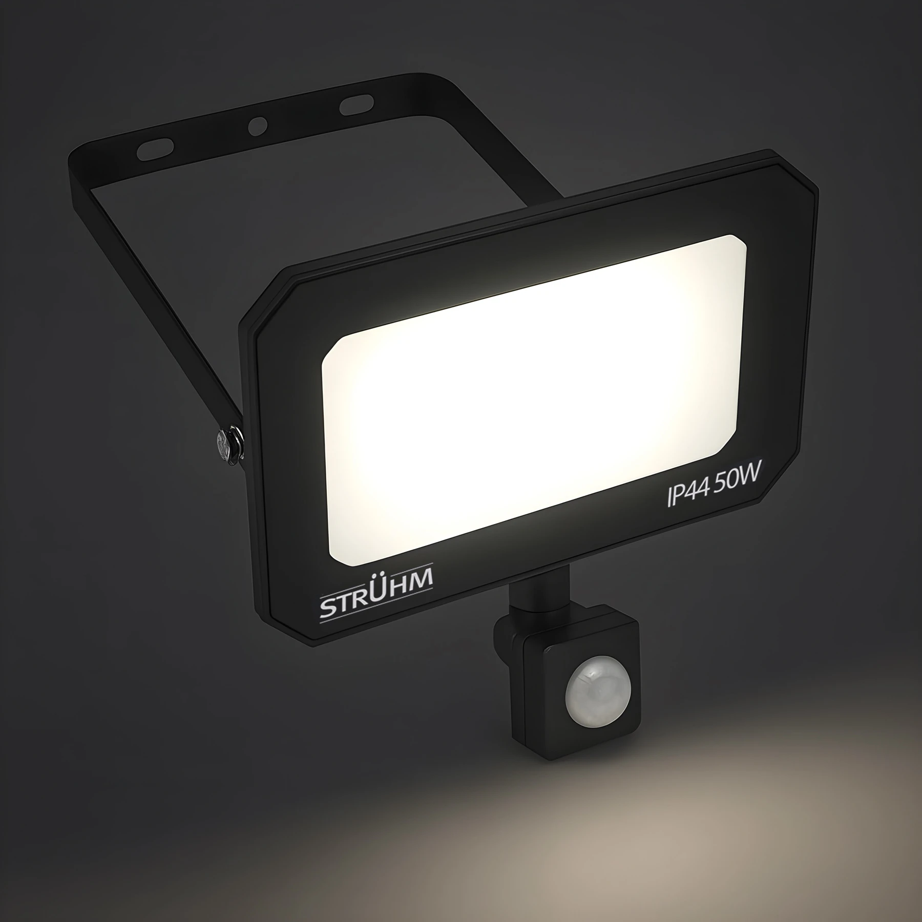 LED Strahler mit Bewegungsmelder - 17,5 x 17,8 x 5,3 cm - 50 W - Lichtfarbe: Neutralweiß