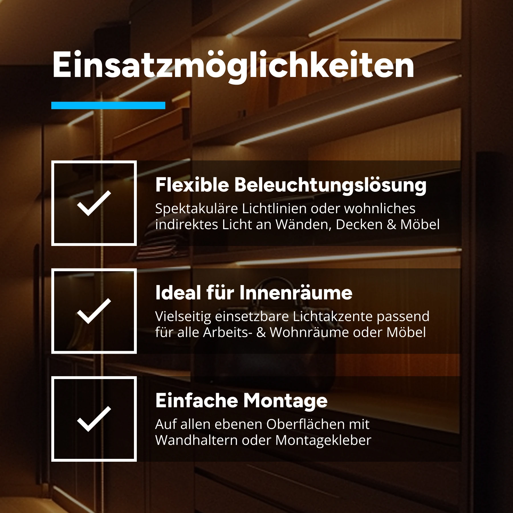 24V Slim-Line Aluminium LED Leiste - warmweiß - diffuse Abdeckung - kein Anschlußkabel zum Netzteil - mit Ausgangskabel ( zum Anschluss einer weiteren LED- Leiste ) - 33cm - 42 LEDs - 6 Watt - 504 Lumen