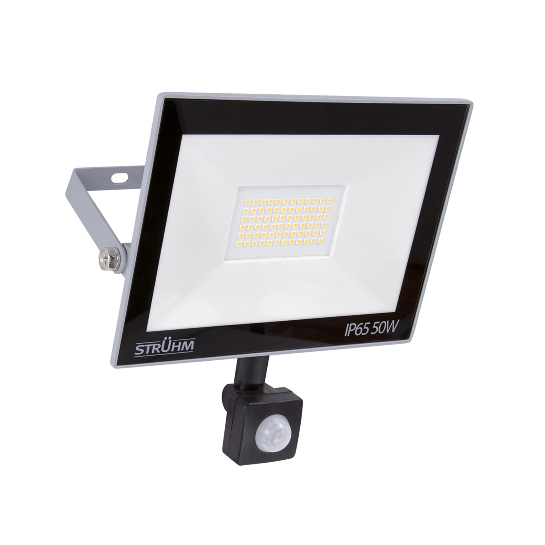 LED Strahler mit Bewegungsmelder - 22,9 x 22 x 5,9 cm - 50 W - Lichtfarbe: Neutralweiß