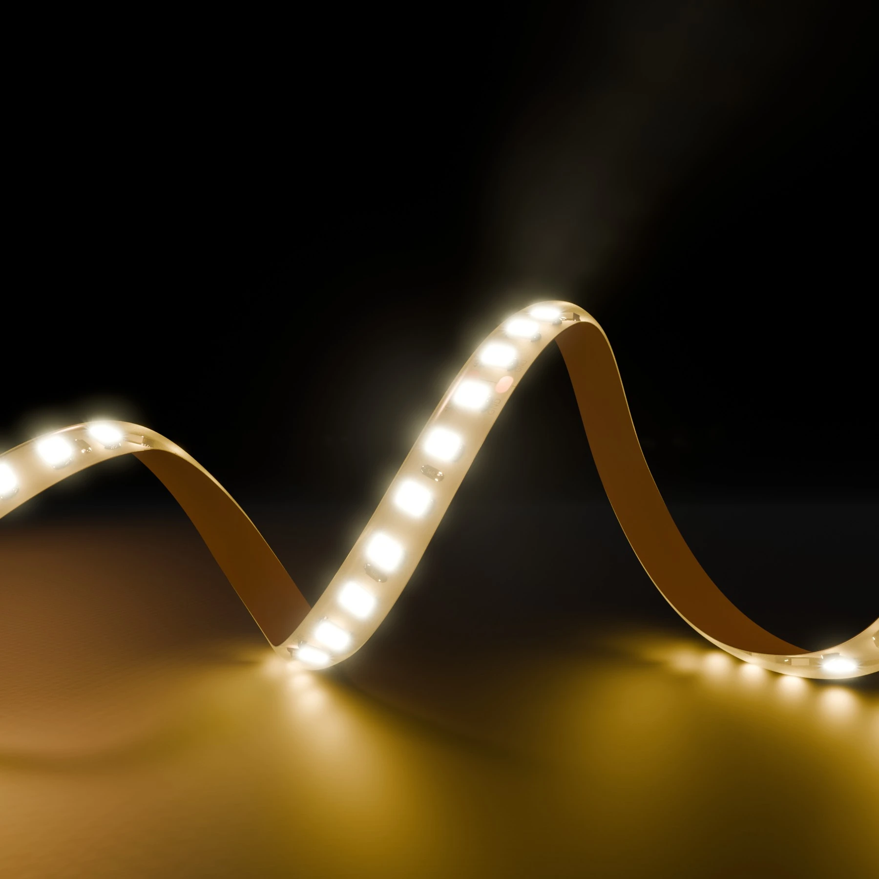 24V wasserfester LED Streifen - warmweiß - IP65 - 140 LEDs je Meter - alle 5cm teilbar