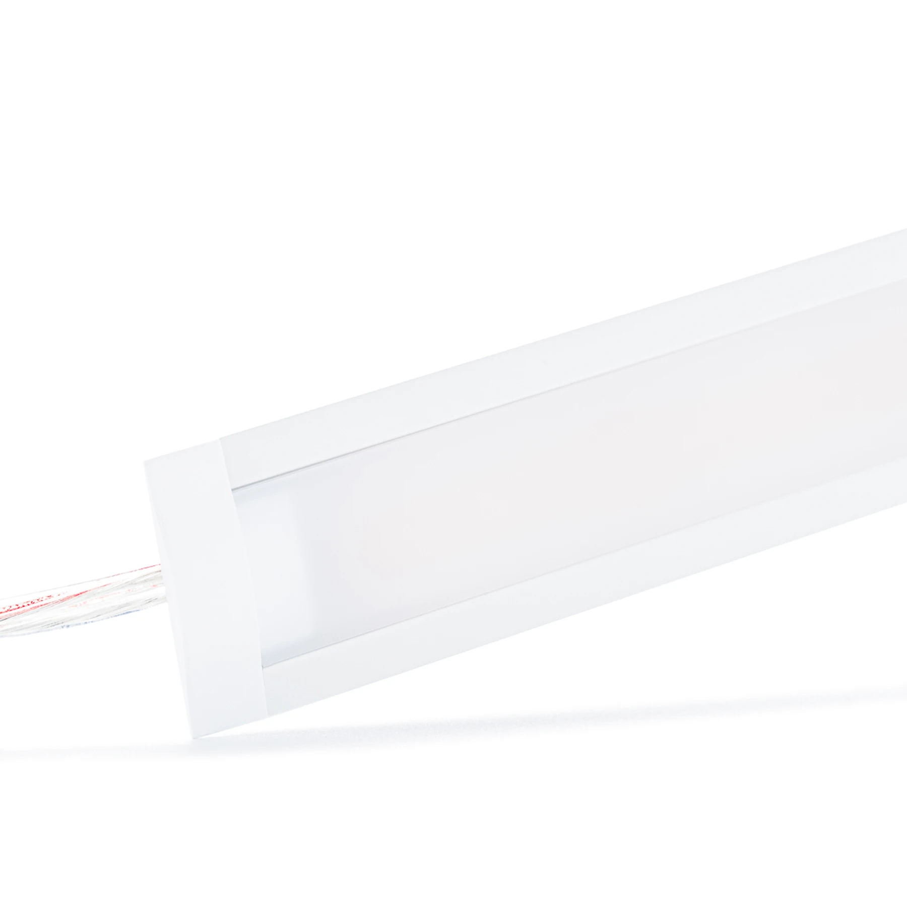 24V White Line Aluminium Einbau LED Leiste - COB - weiß - diffuse Abdeckung