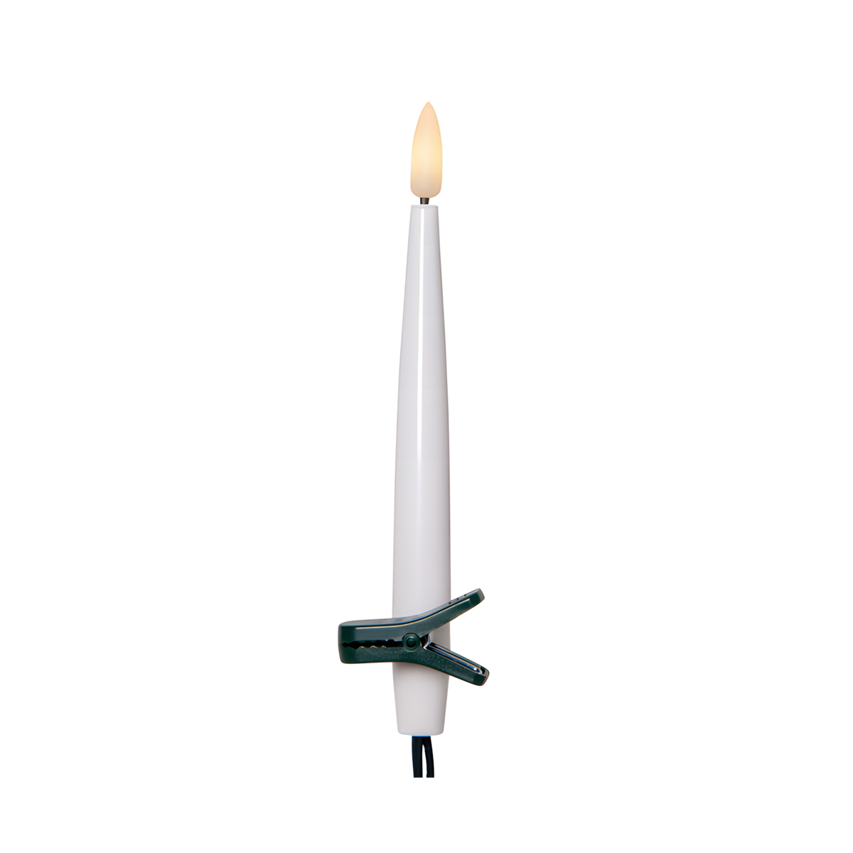 Flamme - Baumlichterkette für innen - 7,5 m - 16 LEDs - Batteriebetrieb - Warmweiß